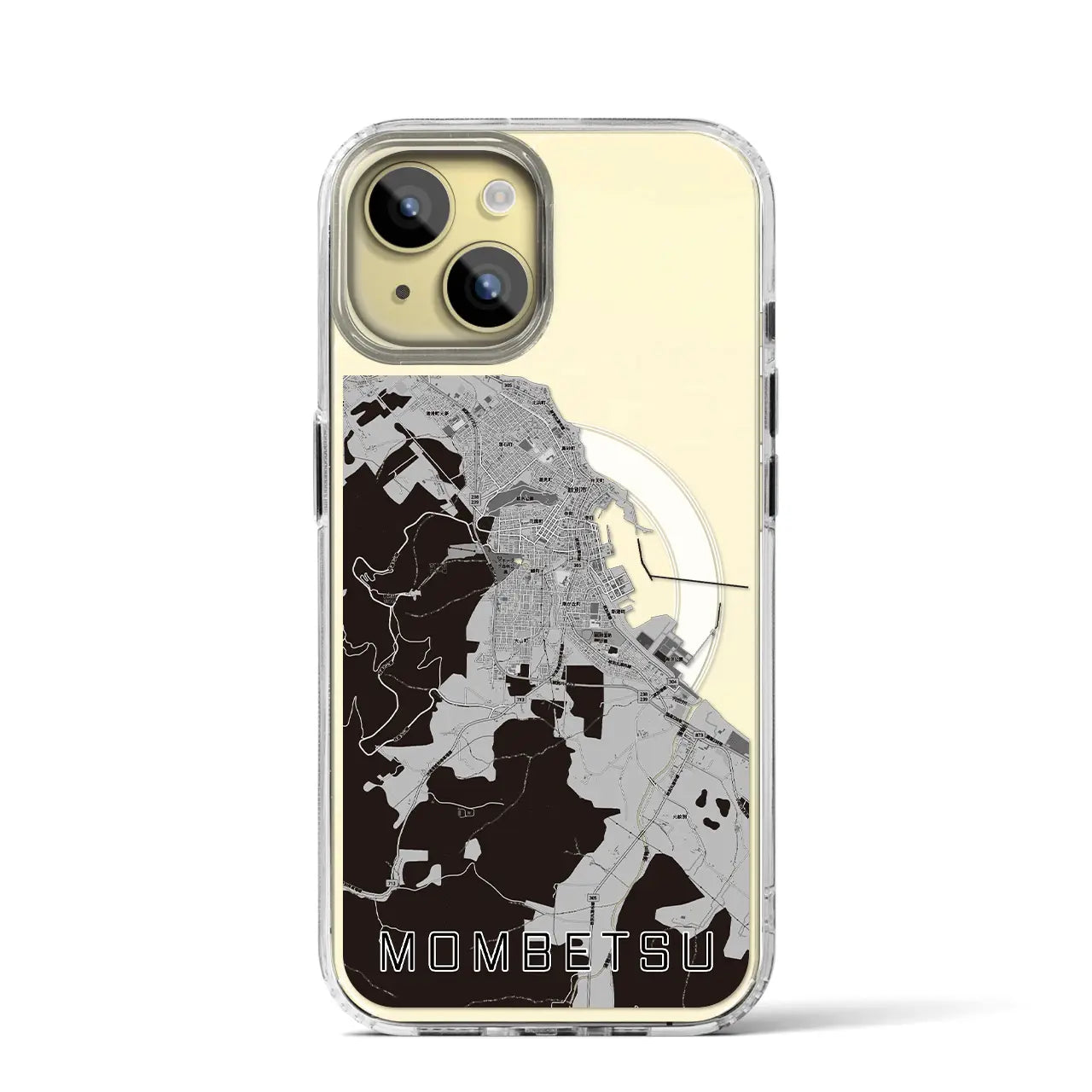 【紋別(北海道)】地図柄iPhoneケース(MagSafeタイプ)