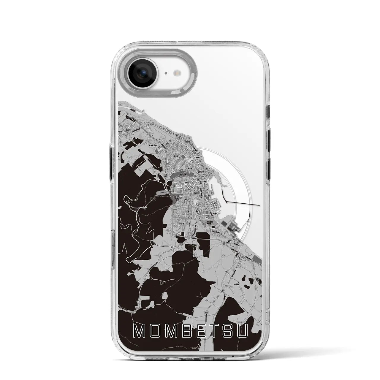 【紋別(北海道)】地図柄iPhoneケース(MagSafeタイプ)