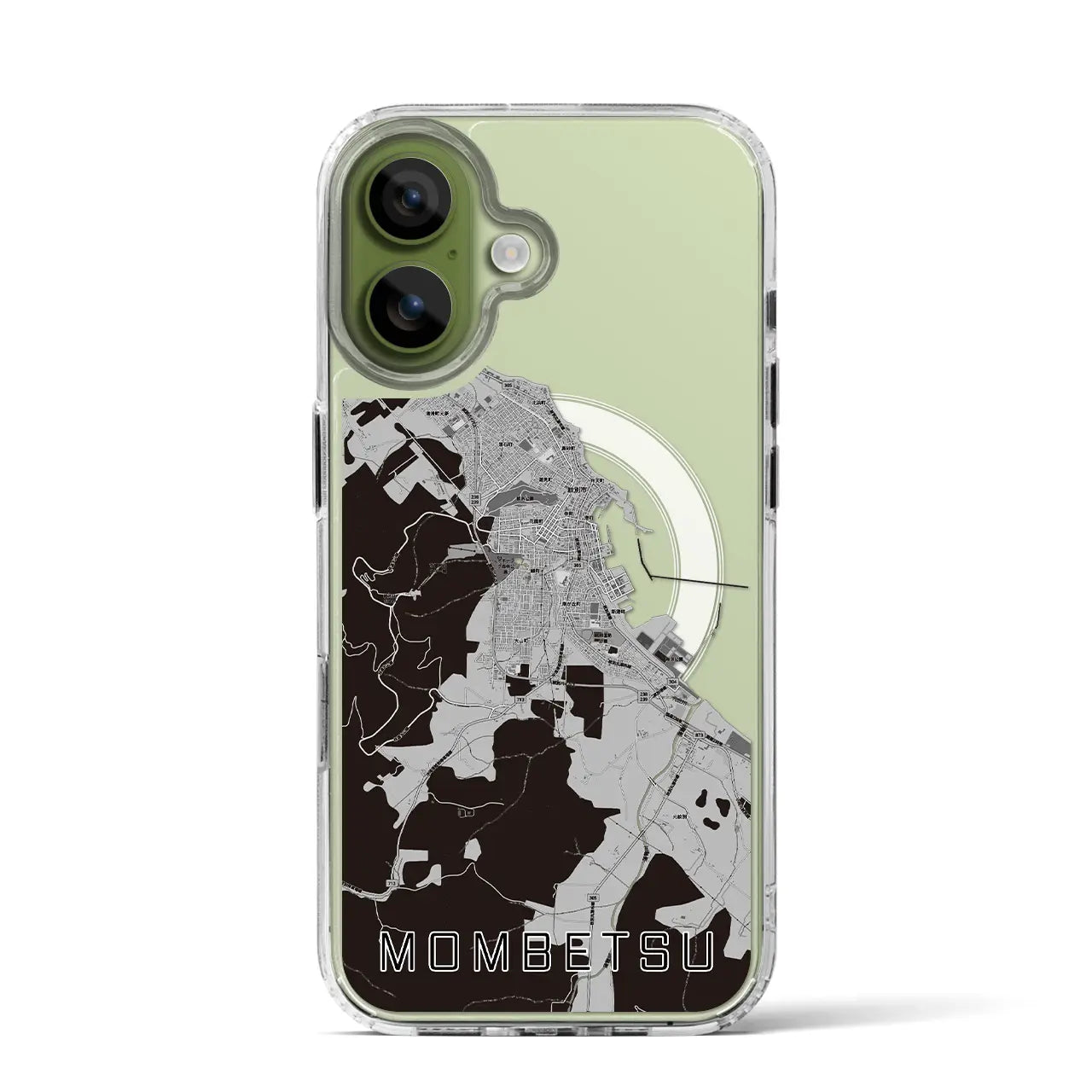 【紋別(北海道)】地図柄iPhoneケース(MagSafeタイプ)