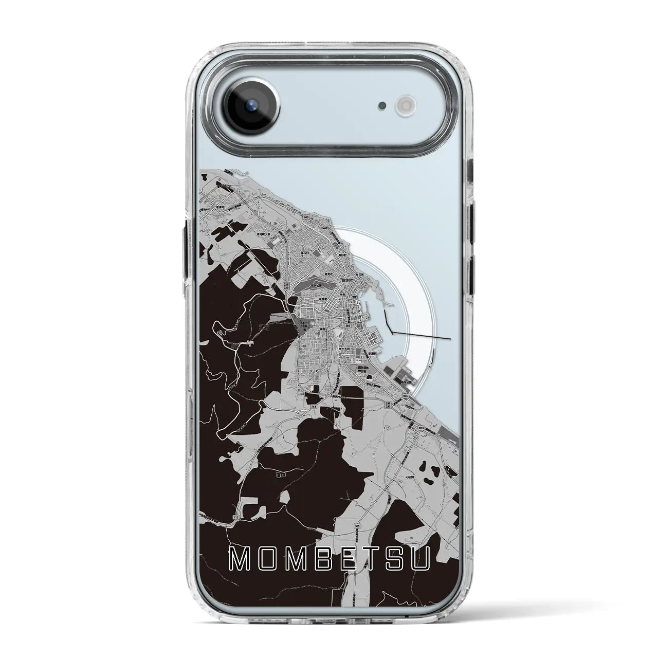 【紋別(北海道)】地図柄iPhoneケース(MagSafeタイプ)