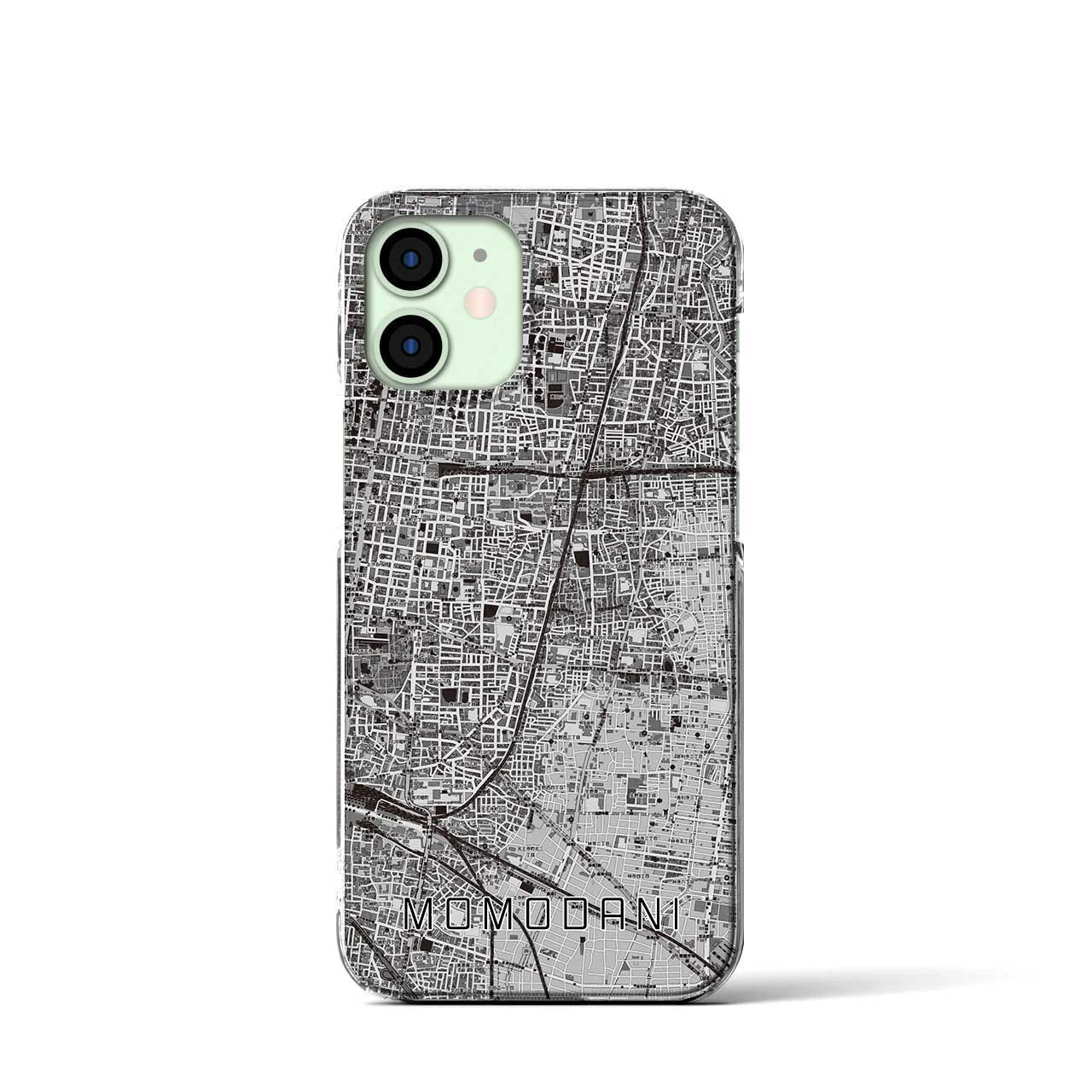 【桃谷(大阪府)】地図柄iPhoneケース(クリアタイプ)