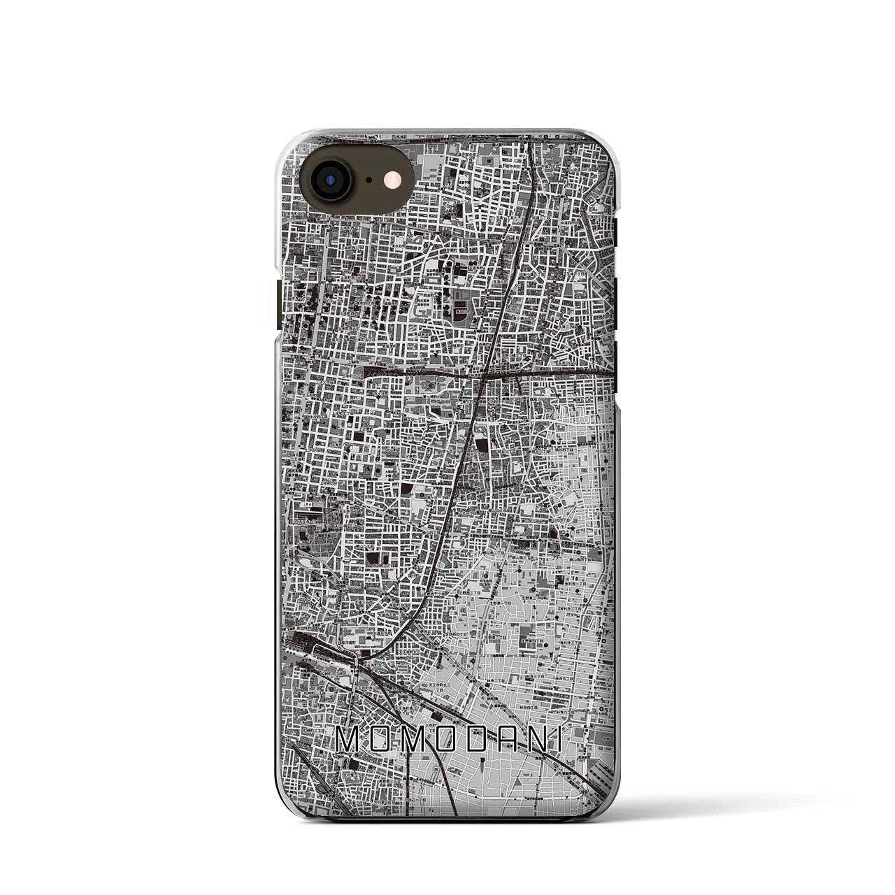 【桃谷(大阪府)】地図柄iPhoneケース(クリアタイプ)
