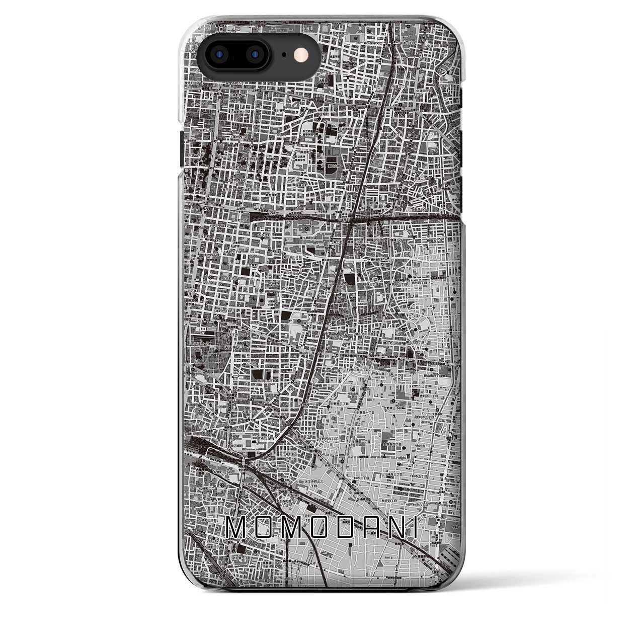 【桃谷(大阪府)】地図柄iPhoneケース(クリアタイプ)
