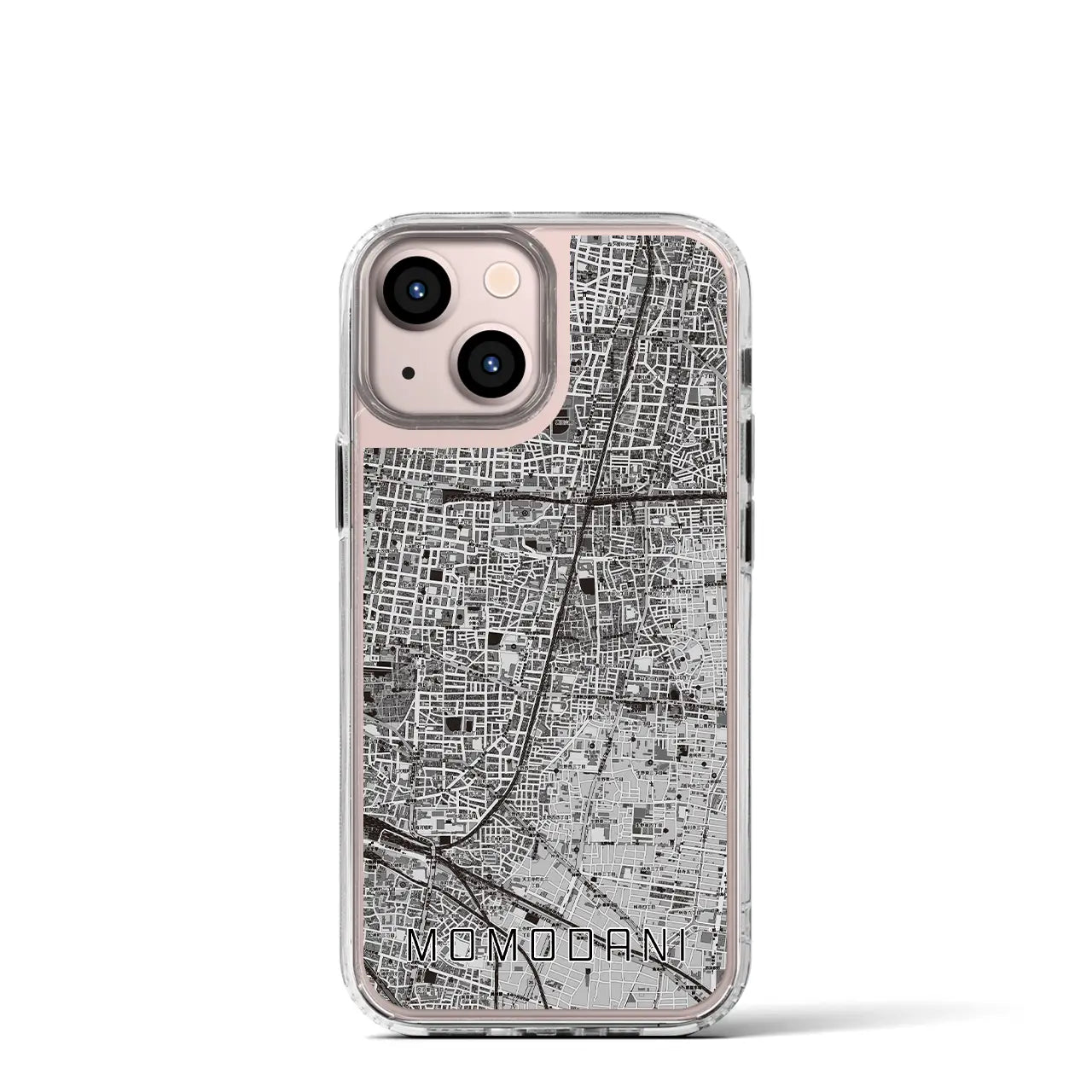 【桃谷(大阪府)】地図柄iPhoneケース(MagSafeタイプ)