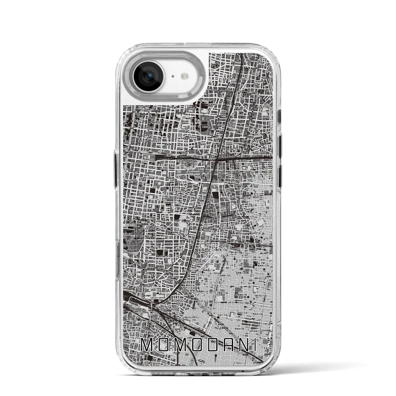【桃谷(大阪府)】地図柄iPhoneケース(MagSafeタイプ)