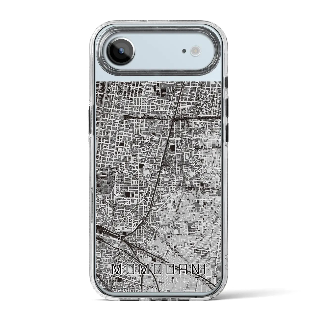 【桃谷(大阪府)】地図柄iPhoneケース(MagSafeタイプ)