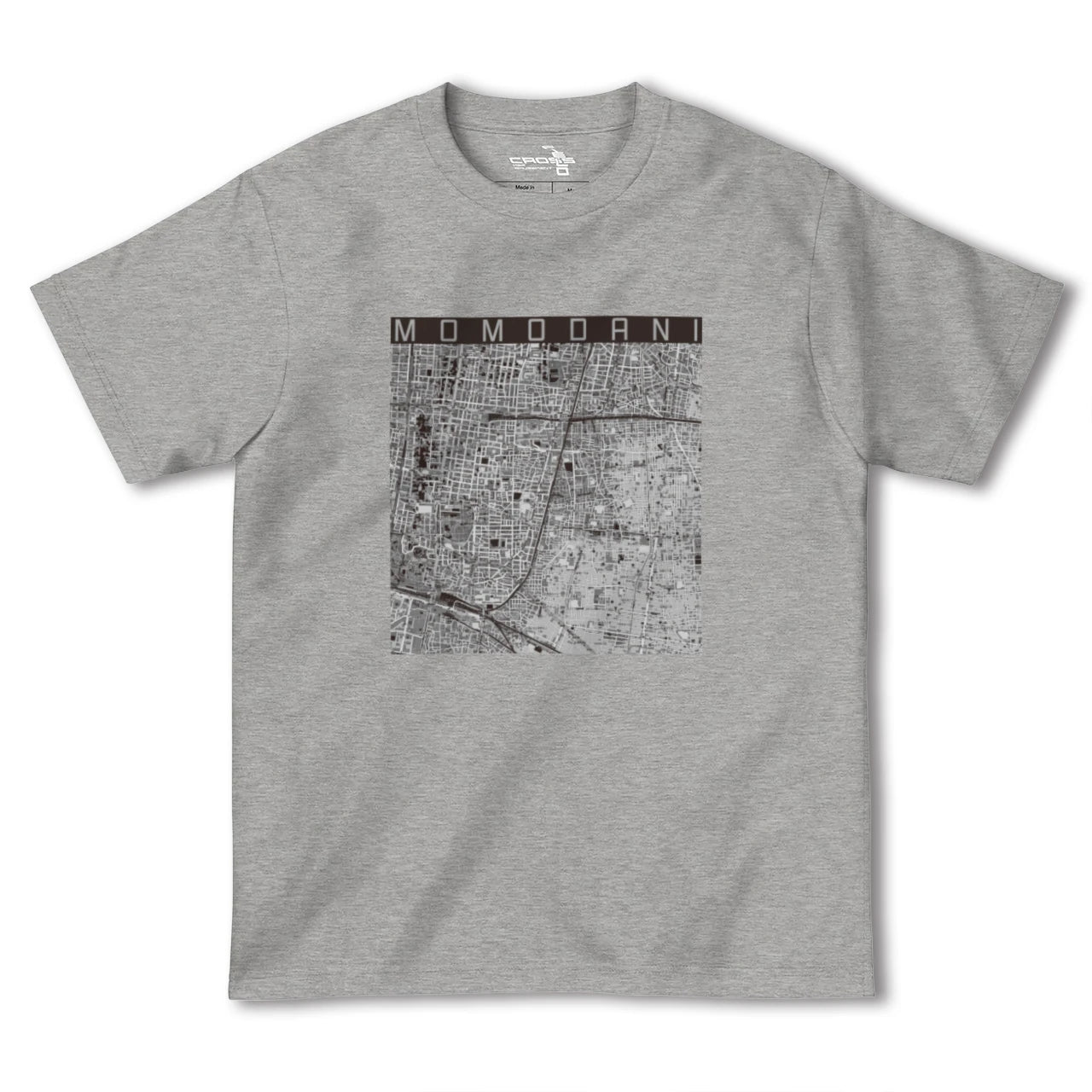 【桃谷(大阪府)】地図柄ヘビーウェイトTシャツ