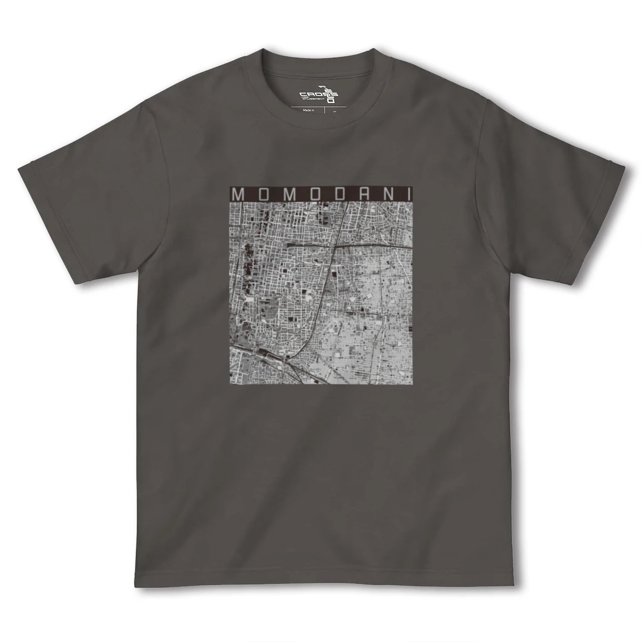 【桃谷(大阪府)】地図柄ヘビーウェイトTシャツ