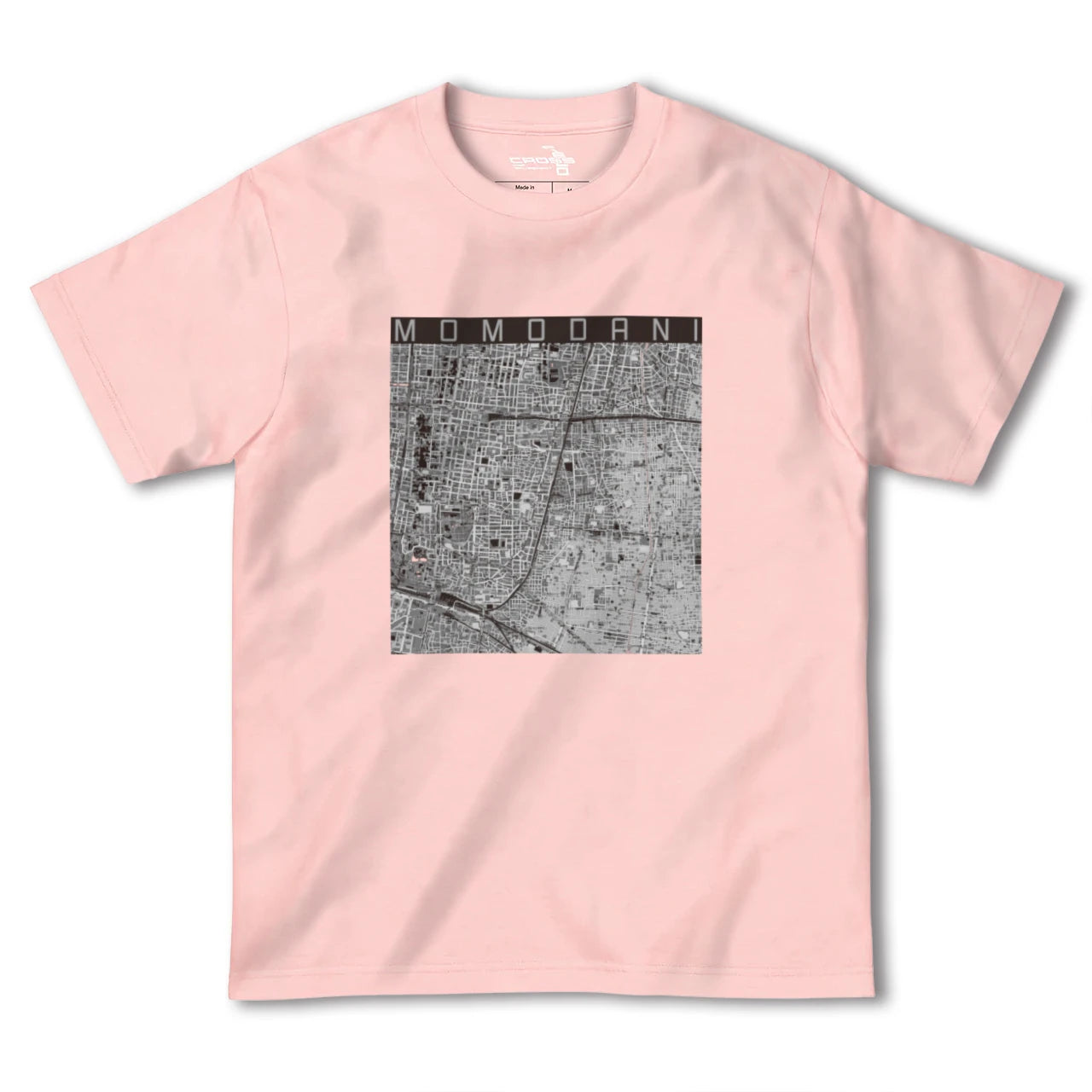 【桃谷(大阪府)】地図柄ヘビーウェイトTシャツ