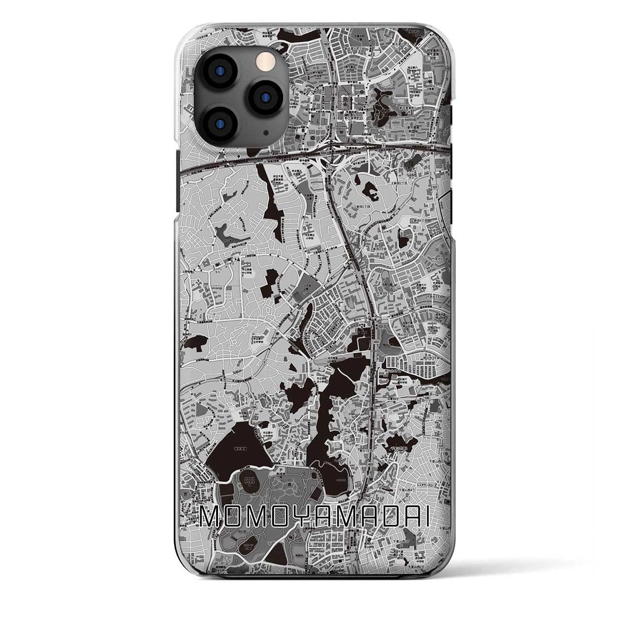 【桃山台(大阪府)】地図柄iPhoneケース(クリアタイプ)