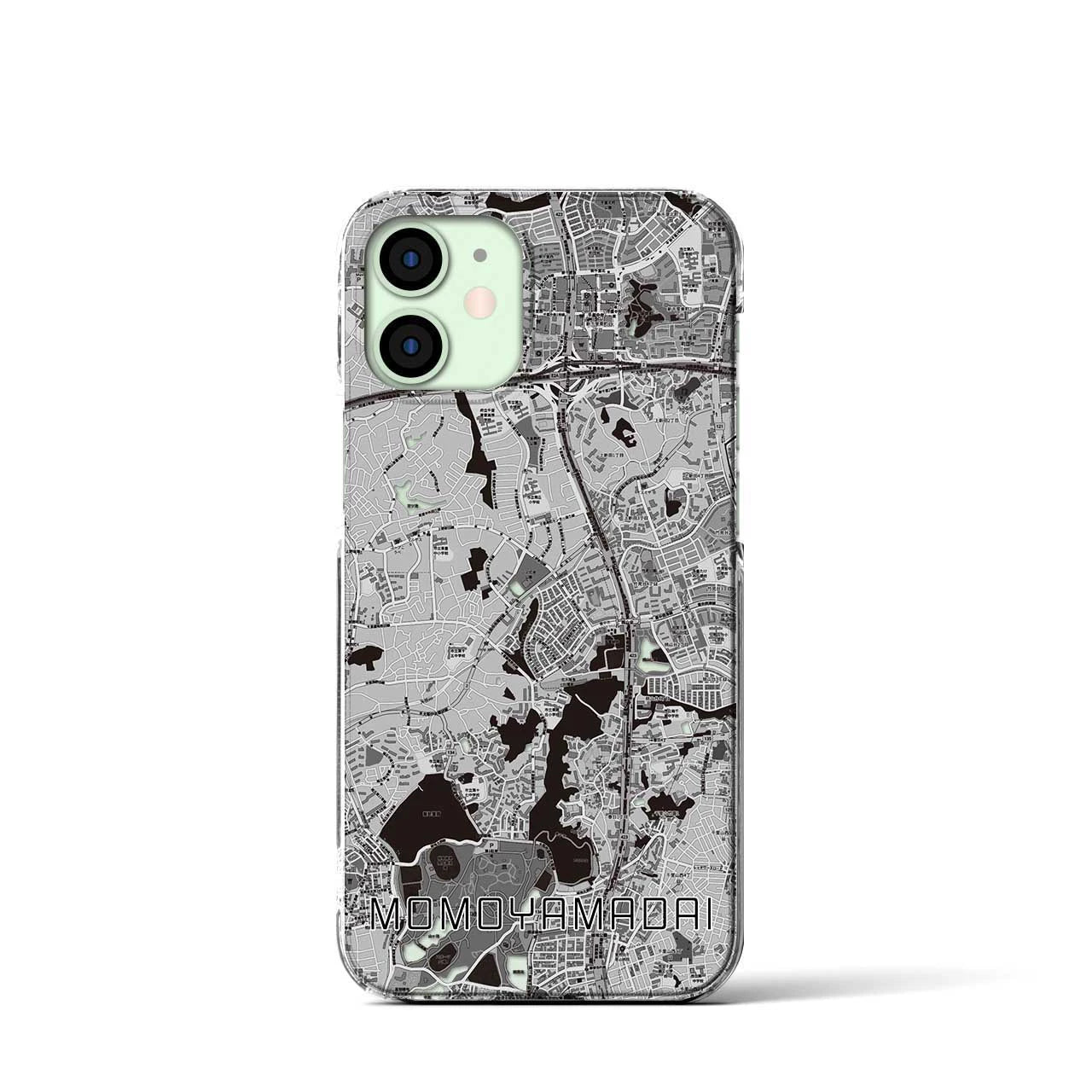 【桃山台(大阪府)】地図柄iPhoneケース(クリアタイプ)