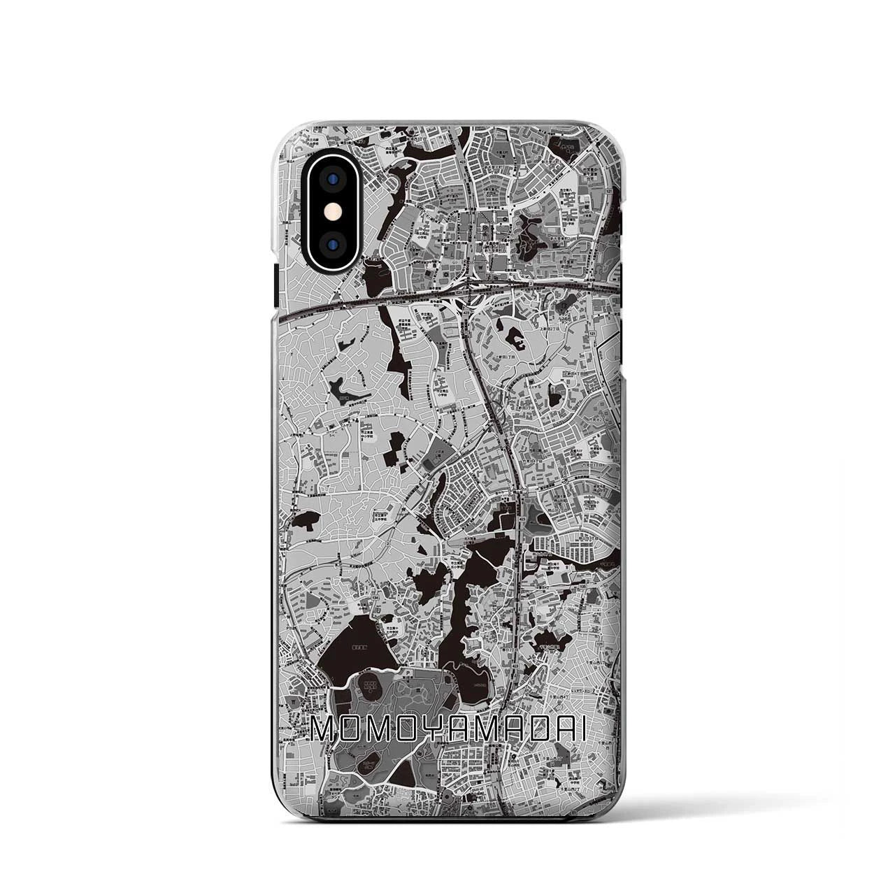 【桃山台(大阪府)】地図柄iPhoneケース(クリアタイプ)