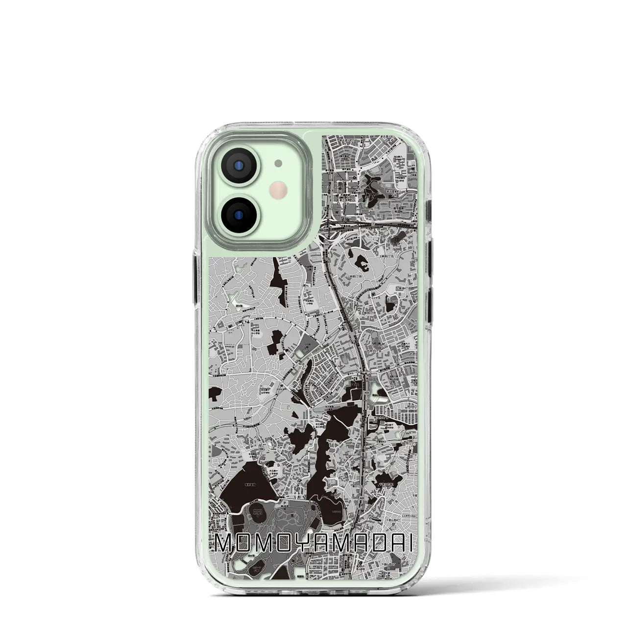 【桃山台(大阪府)】地図柄iPhoneケース(MagSafeタイプ)