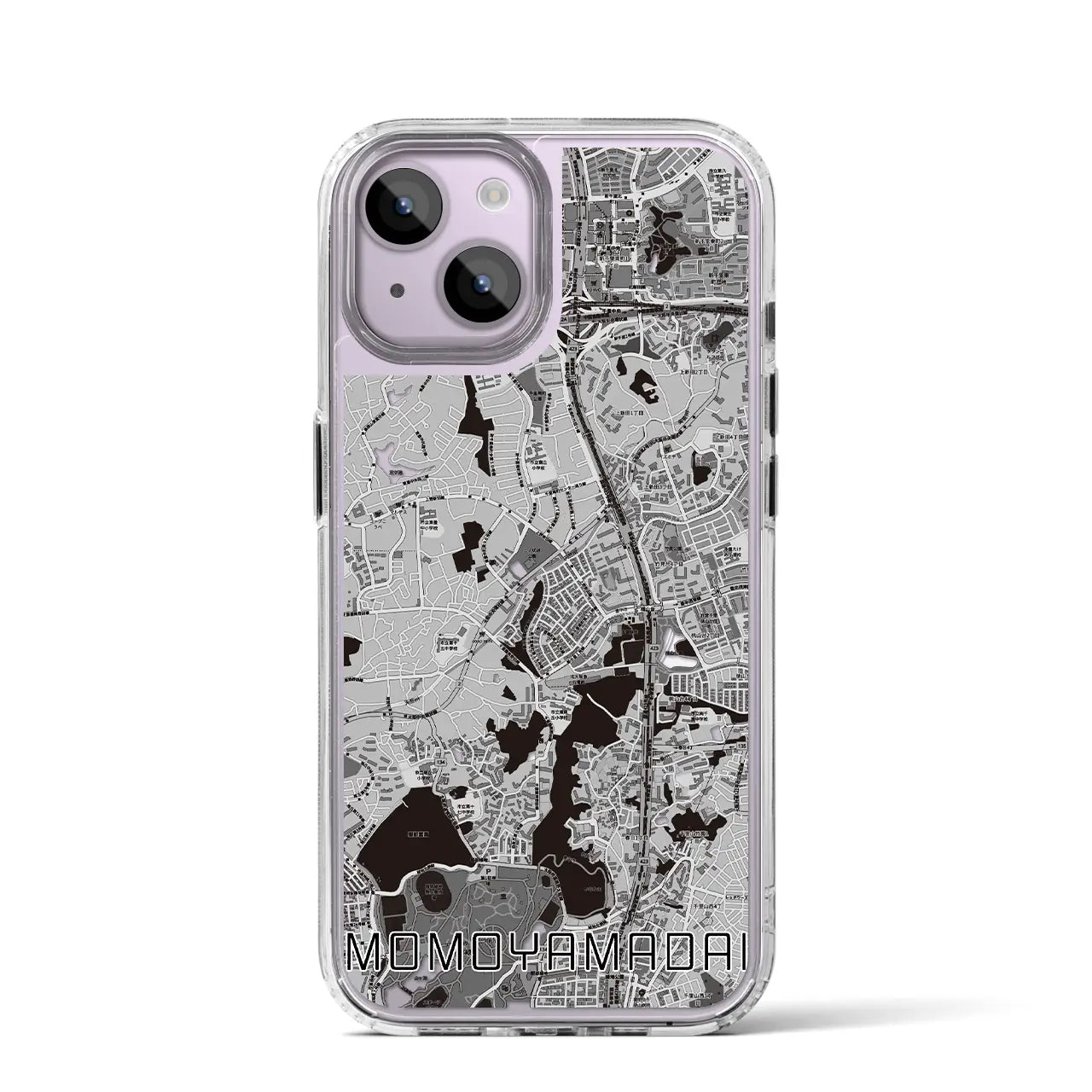 【桃山台(大阪府)】地図柄iPhoneケース(MagSafeタイプ)