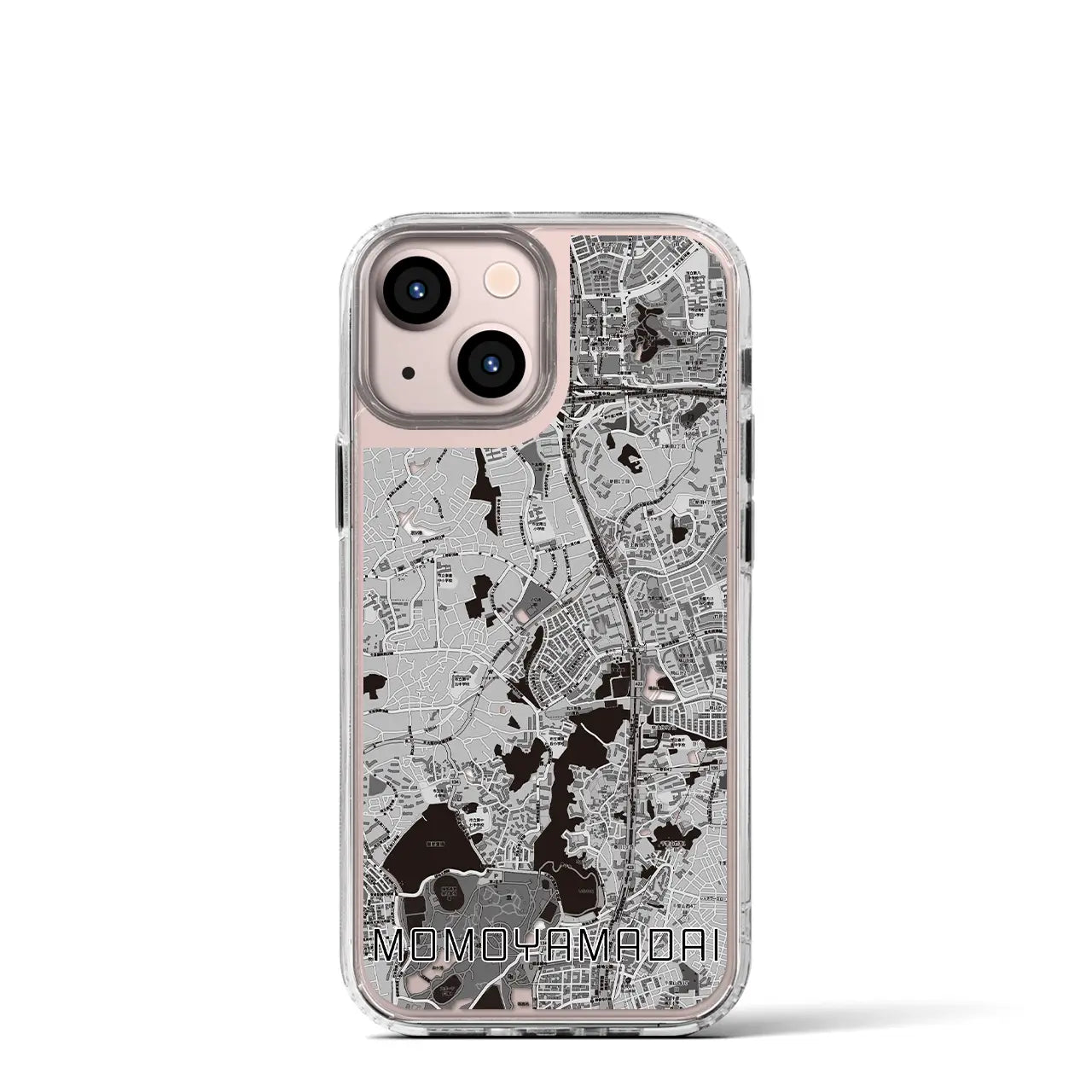 【桃山台(大阪府)】地図柄iPhoneケース(MagSafeタイプ)