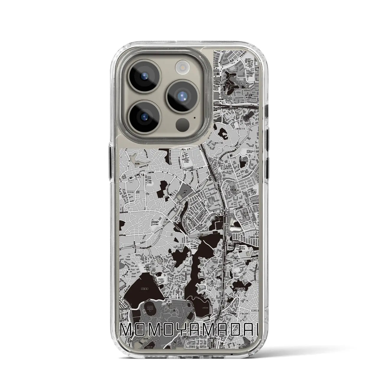 【桃山台(大阪府)】地図柄iPhoneケース(MagSafeタイプ)