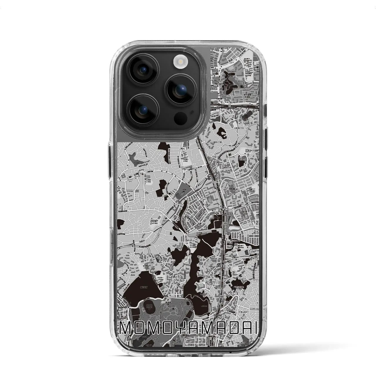 【桃山台(大阪府)】地図柄iPhoneケース(MagSafeタイプ)