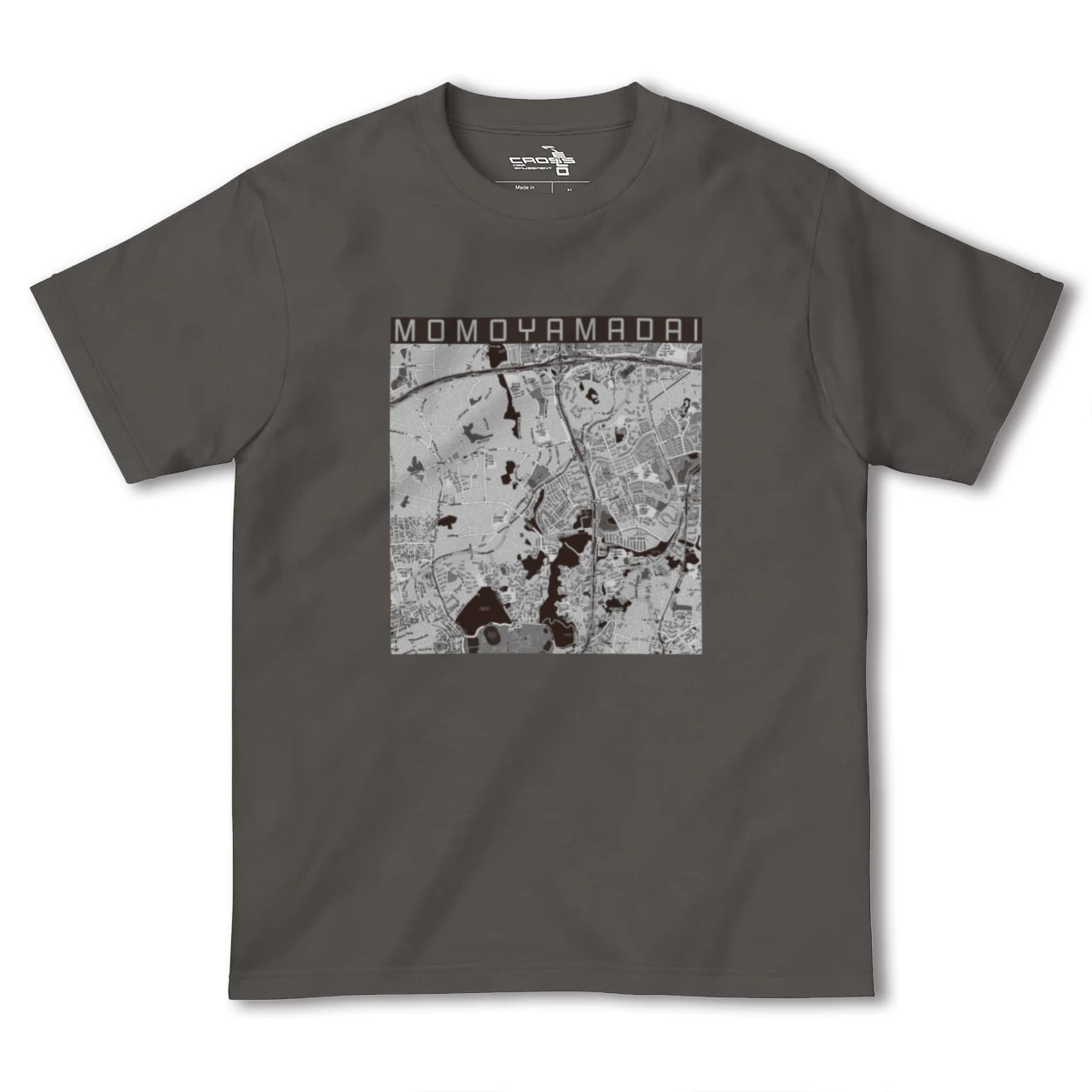 【桃山台(大阪府)】地図柄ヘビーウェイトTシャツ