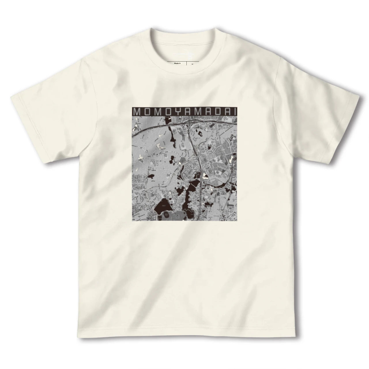 【桃山台(大阪府)】地図柄ヘビーウェイトTシャツ