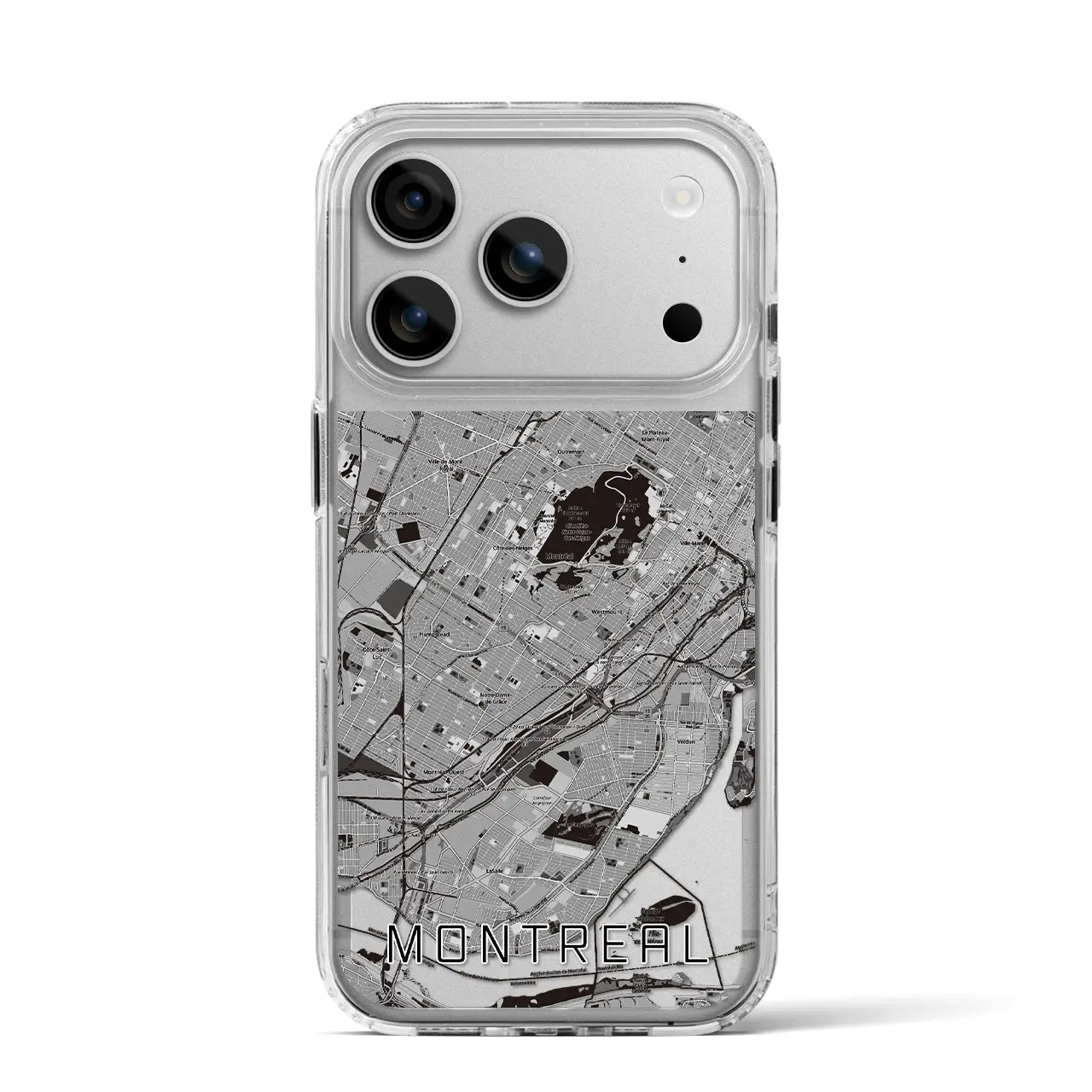 【モントリオール(カナダ)】地図柄iPhoneケース(MagSafeタイプ)