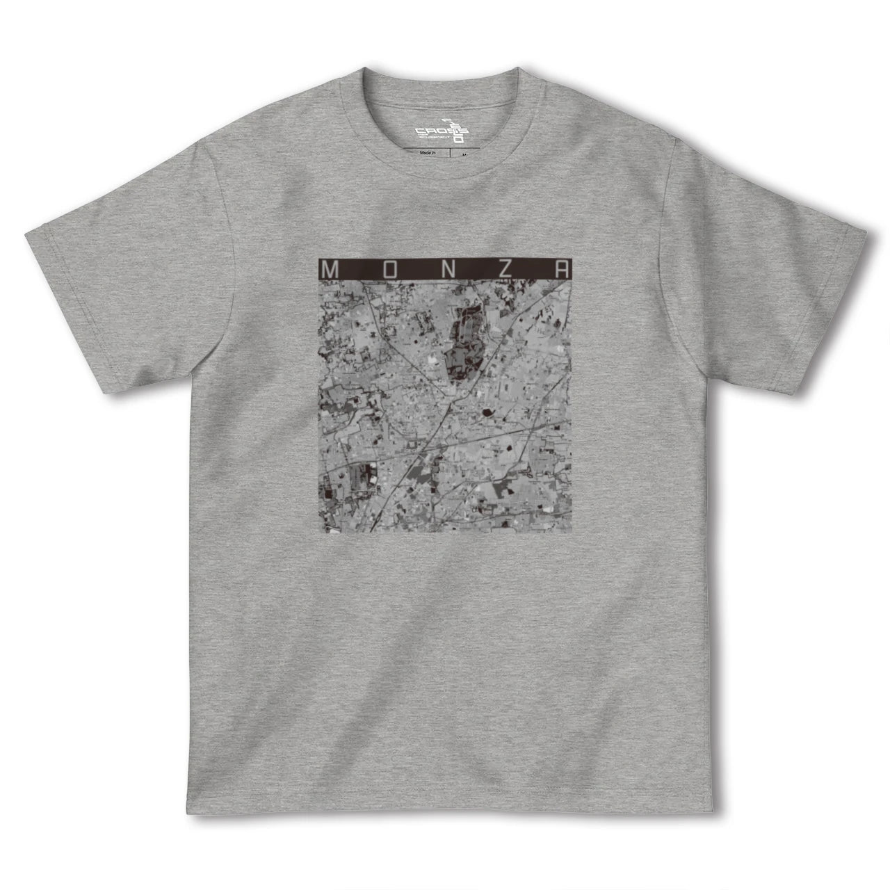 【モンツァ(イタリア)】地図柄ヘビーウェイトTシャツ
