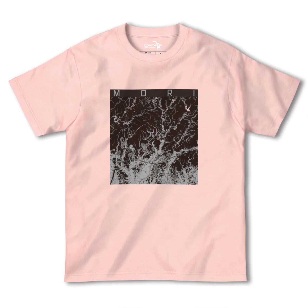 【森(静岡県)】地図柄ヘビーウェイトTシャツ