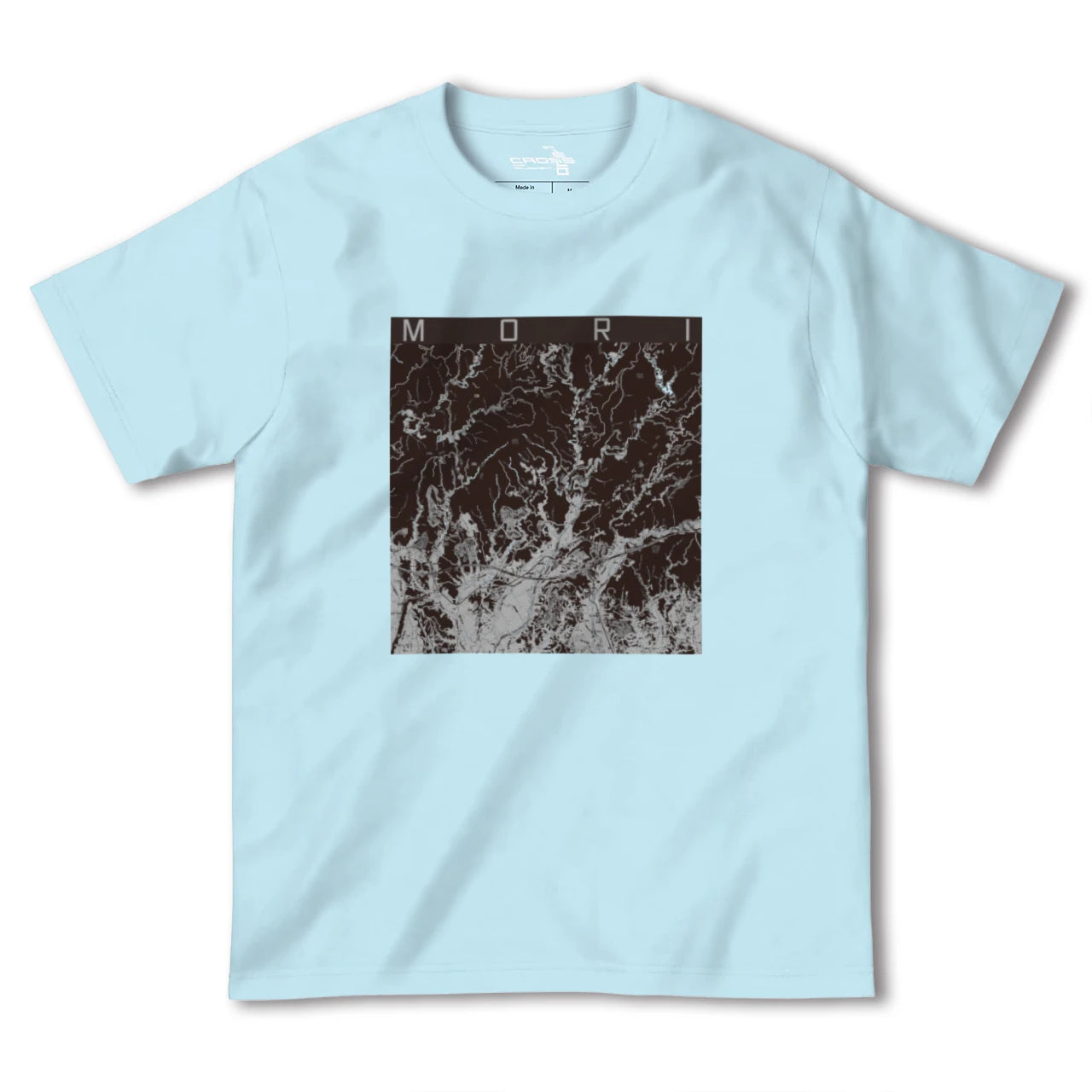 【森(静岡県)】地図柄ヘビーウェイトTシャツ