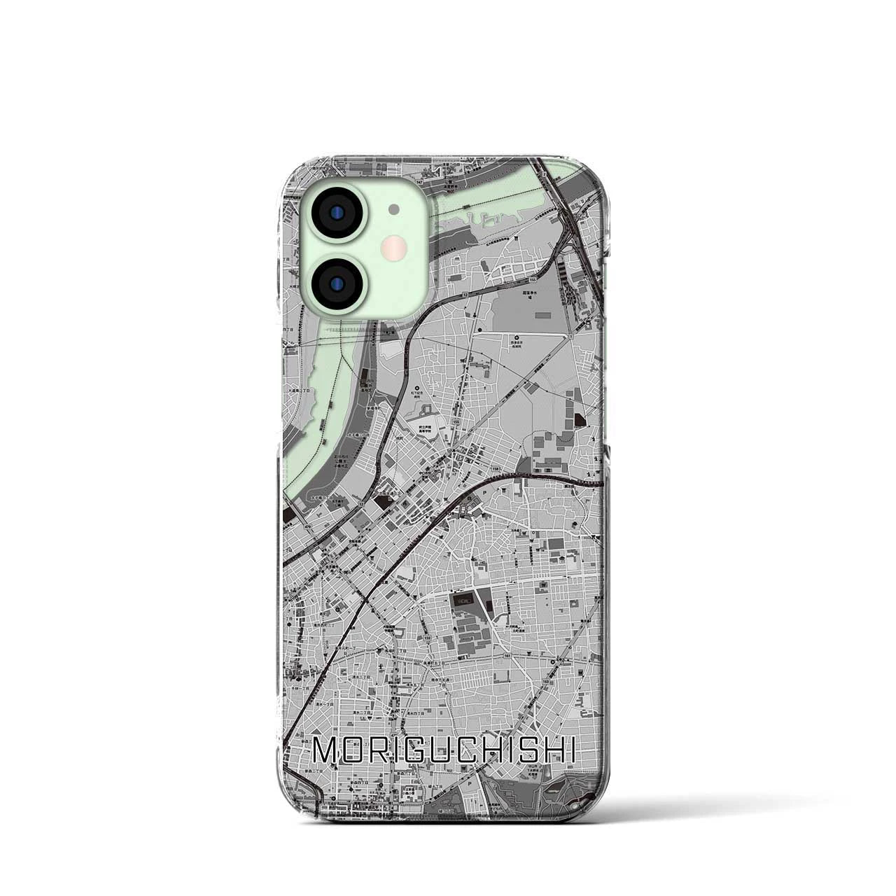 【守口市(大阪府)】地図柄iPhoneケース(クリアタイプ)