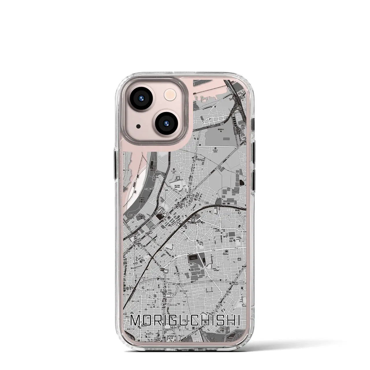 【守口市(大阪府)】地図柄iPhoneケース(MagSafeタイプ)