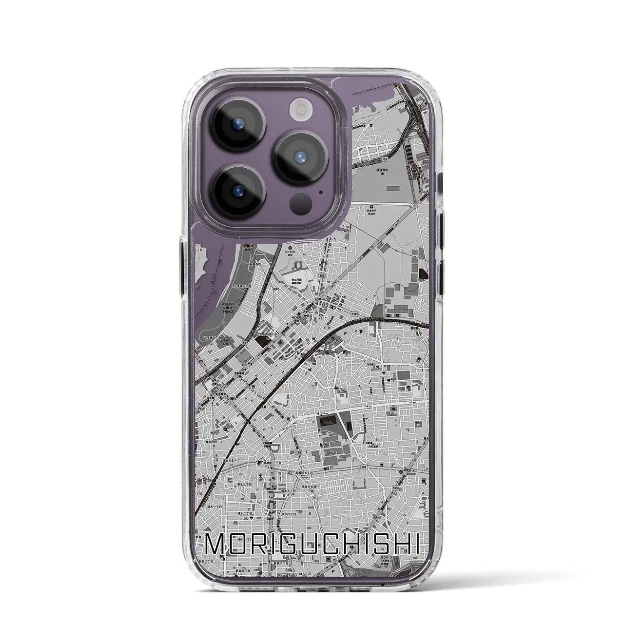 【守口市(大阪府)】地図柄iPhoneケース(MagSafeタイプ)