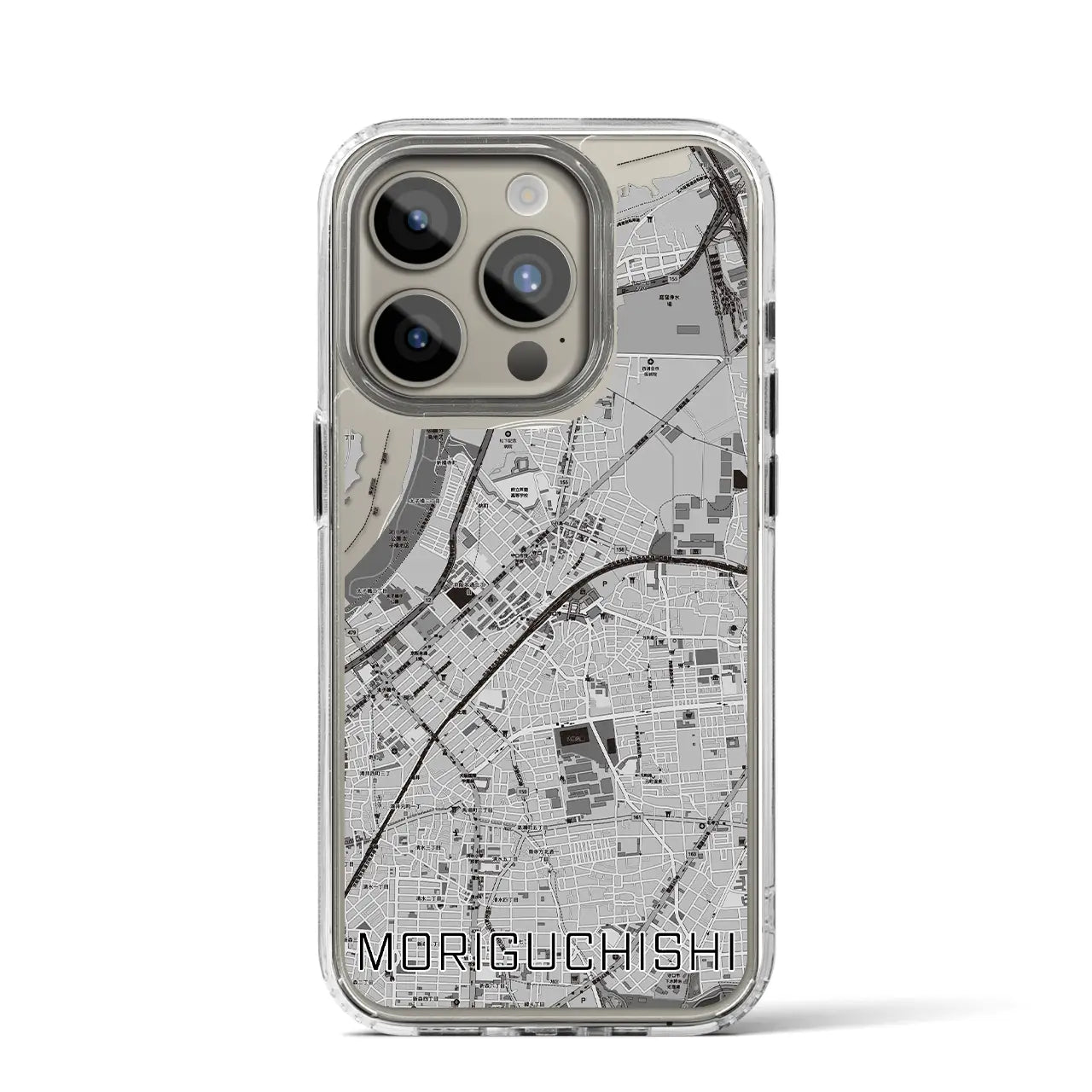 【守口市(大阪府)】地図柄iPhoneケース(MagSafeタイプ)