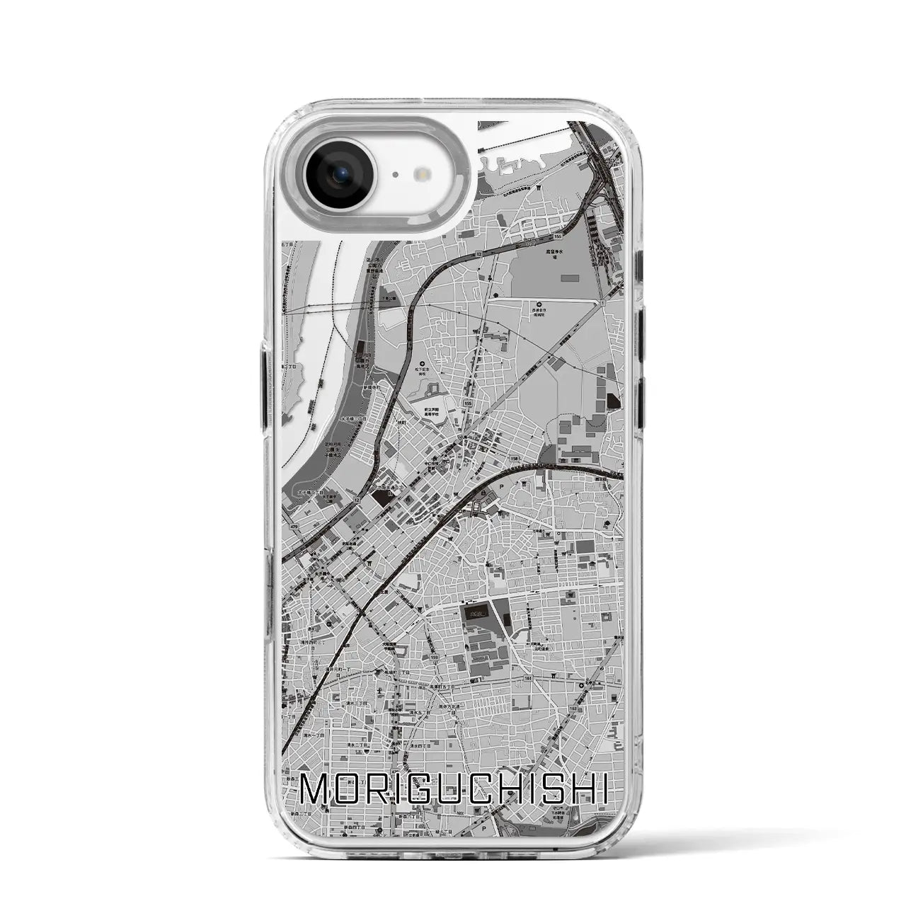 【守口市(大阪府)】地図柄iPhoneケース(MagSafeタイプ)