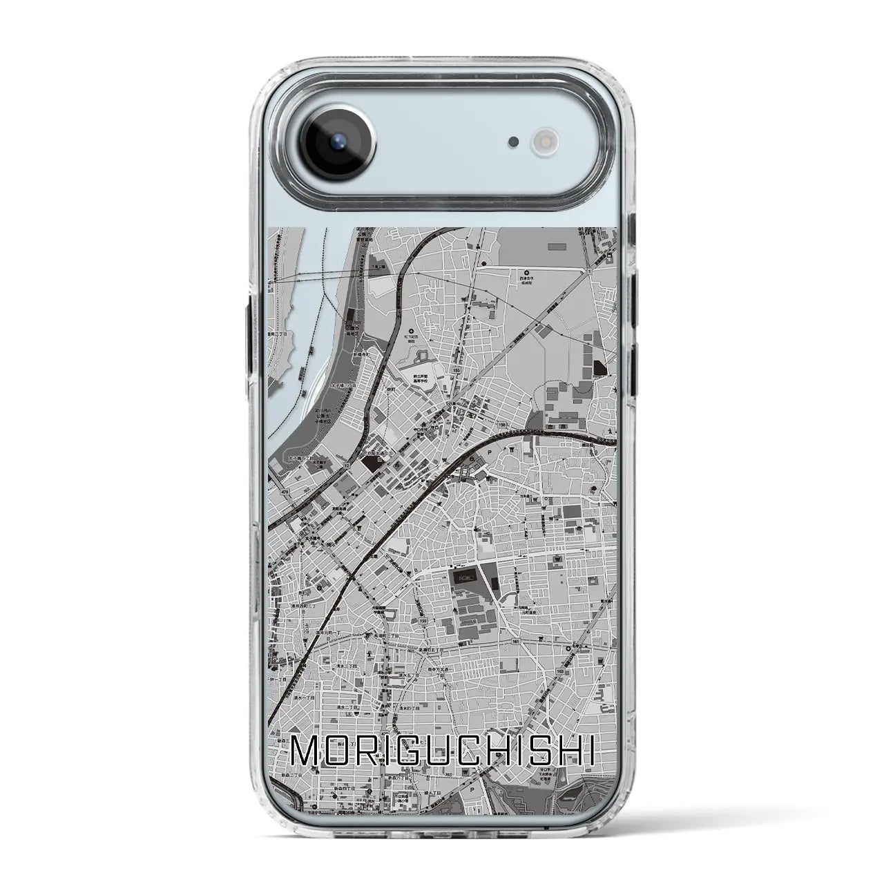 【守口市(大阪府)】地図柄iPhoneケース(MagSafeタイプ)