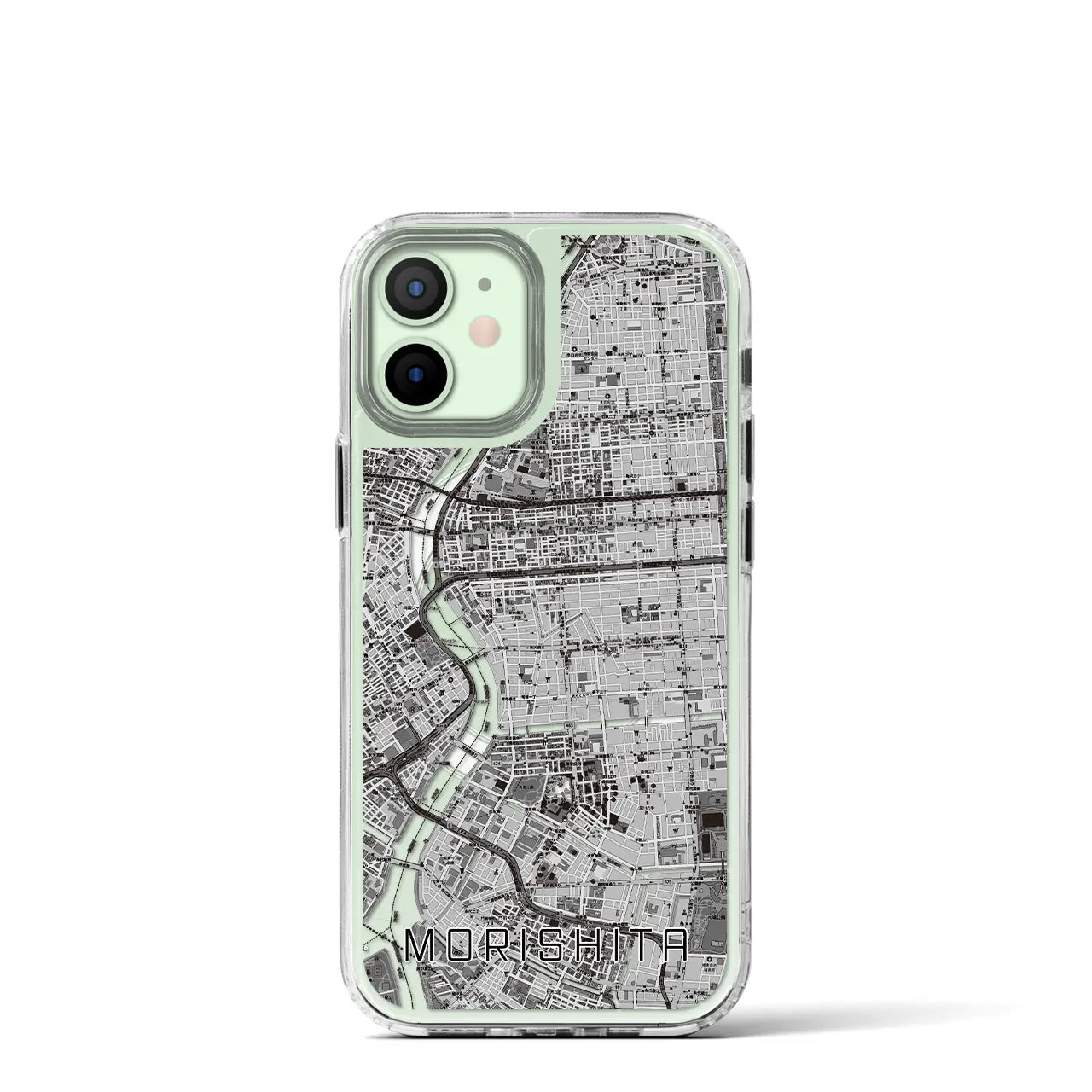 【森下(東京都)】地図柄iPhoneケース(MagSafeタイプ)