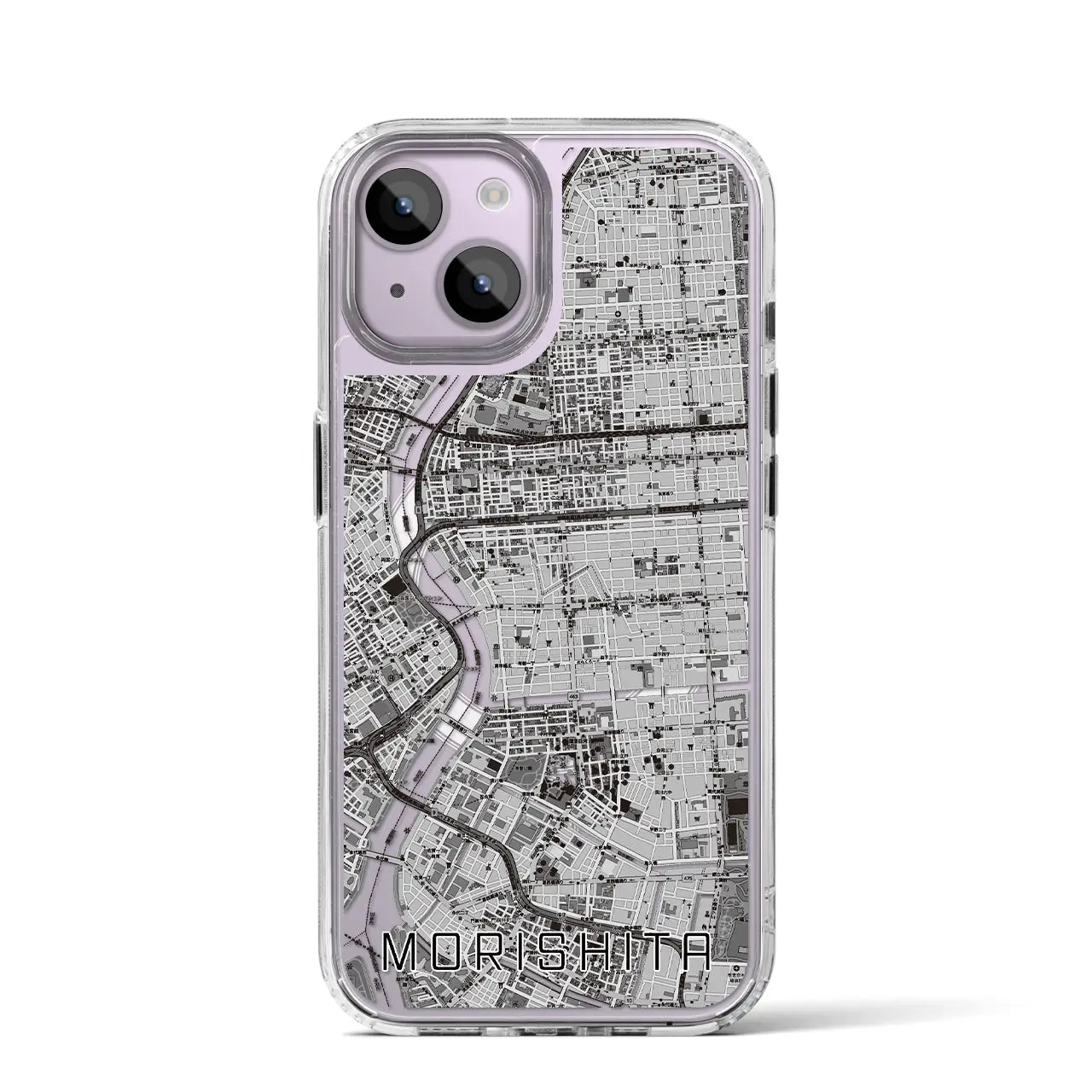 【森下(東京都)】地図柄iPhoneケース(MagSafeタイプ)