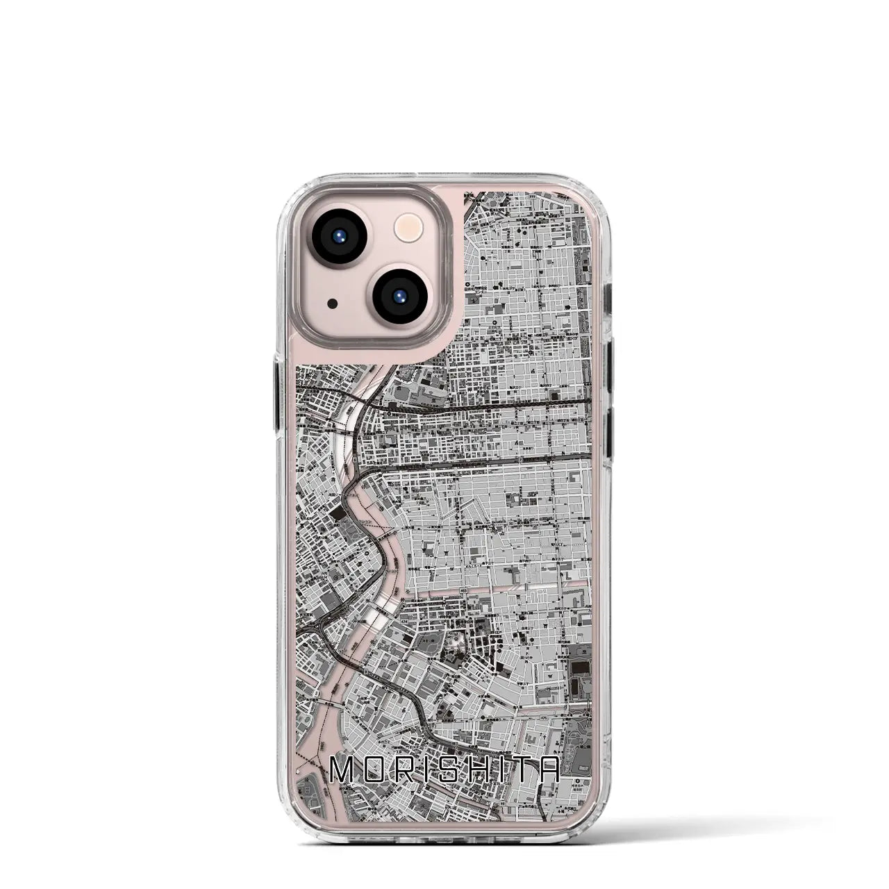 【森下(東京都)】地図柄iPhoneケース(MagSafeタイプ)