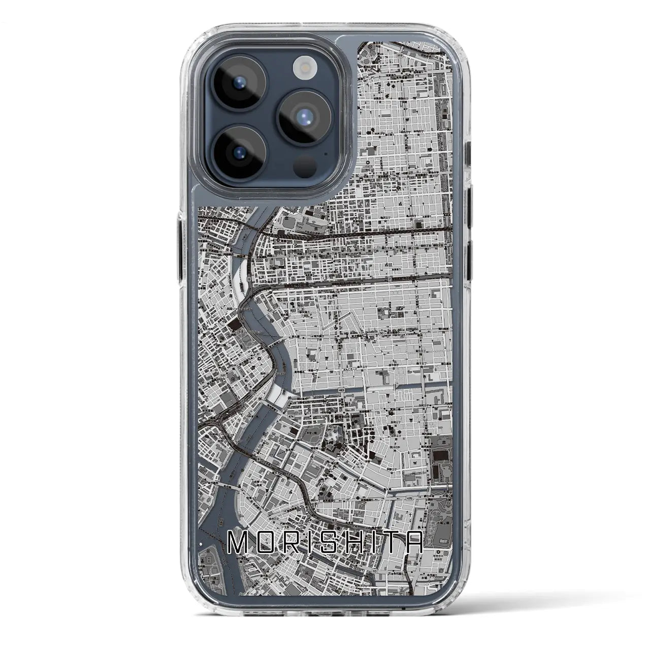 【森下(東京都)】地図柄iPhoneケース(MagSafeタイプ)