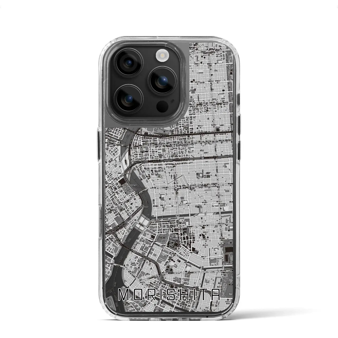 【森下(東京都)】地図柄iPhoneケース(MagSafeタイプ)