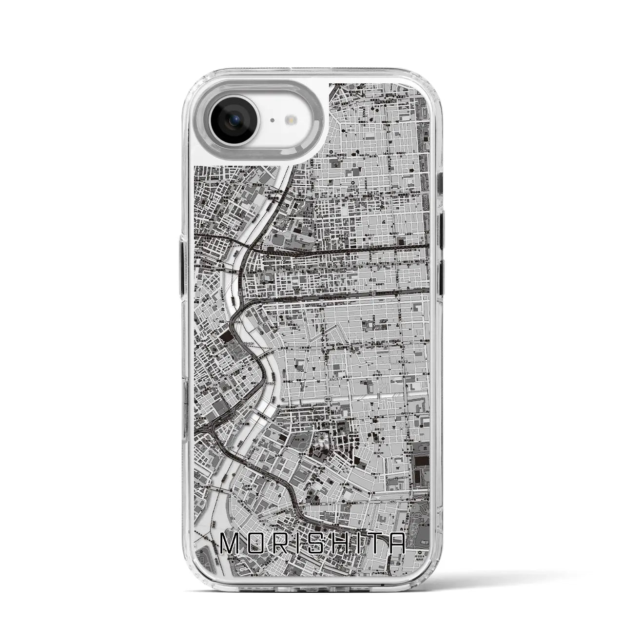 【森下(東京都)】地図柄iPhoneケース(MagSafeタイプ)