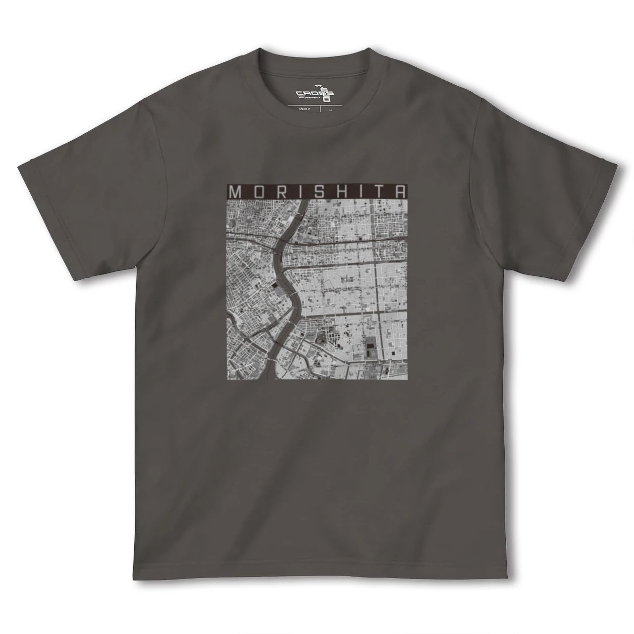 【森下(東京都)】地図柄ヘビーウェイトTシャツ