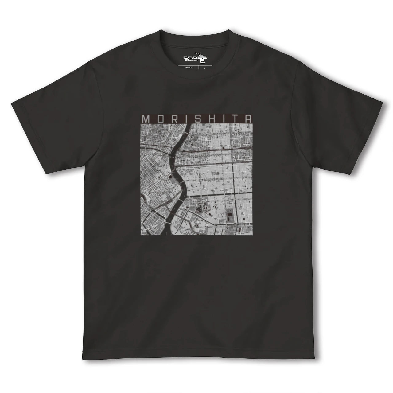 【森下(東京都)】地図柄ヘビーウェイトTシャツ