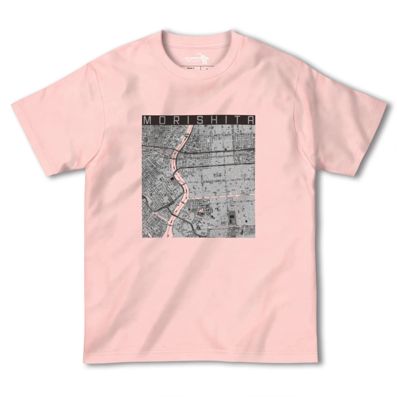 【森下(東京都)】地図柄ヘビーウェイトTシャツ