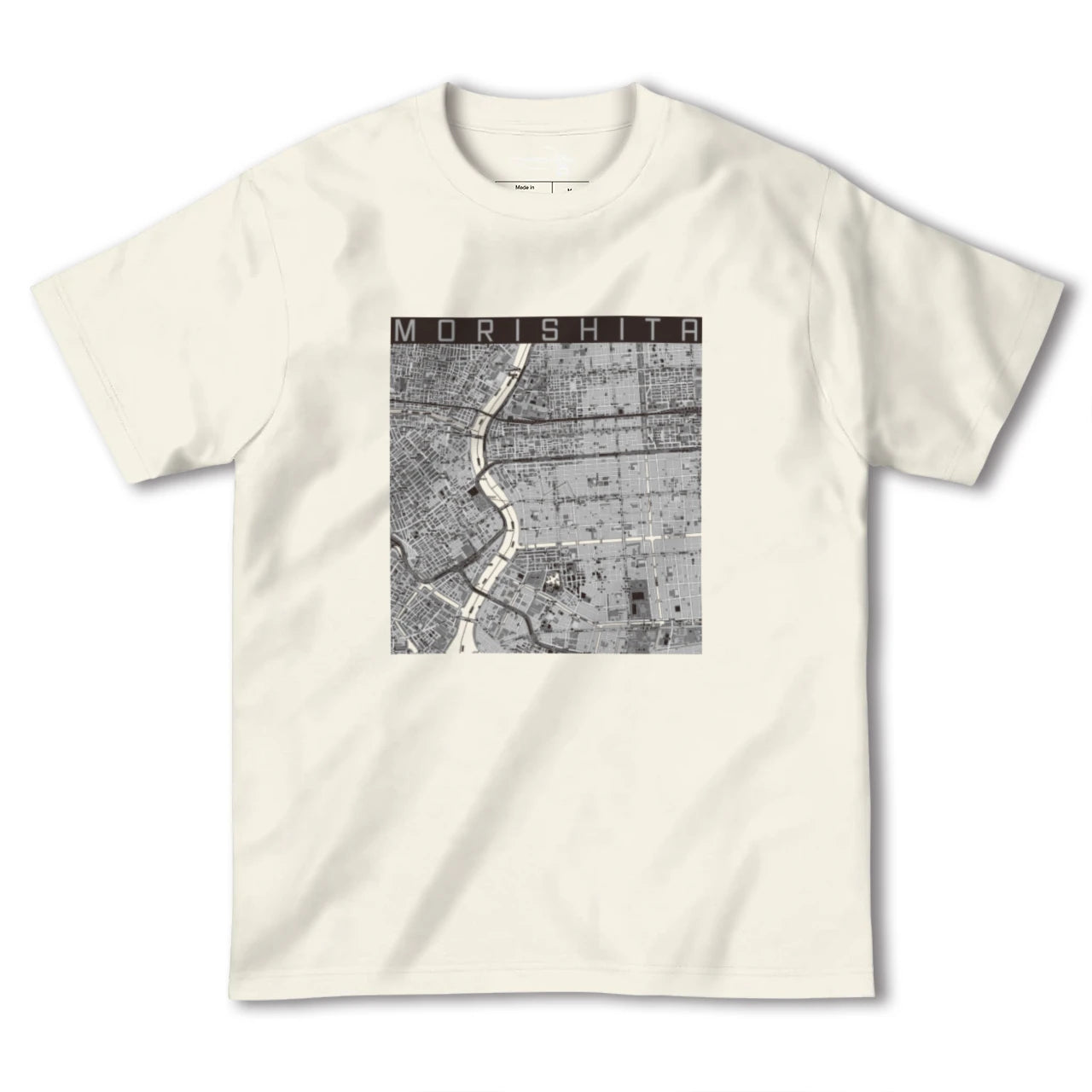 【森下(東京都)】地図柄ヘビーウェイトTシャツ