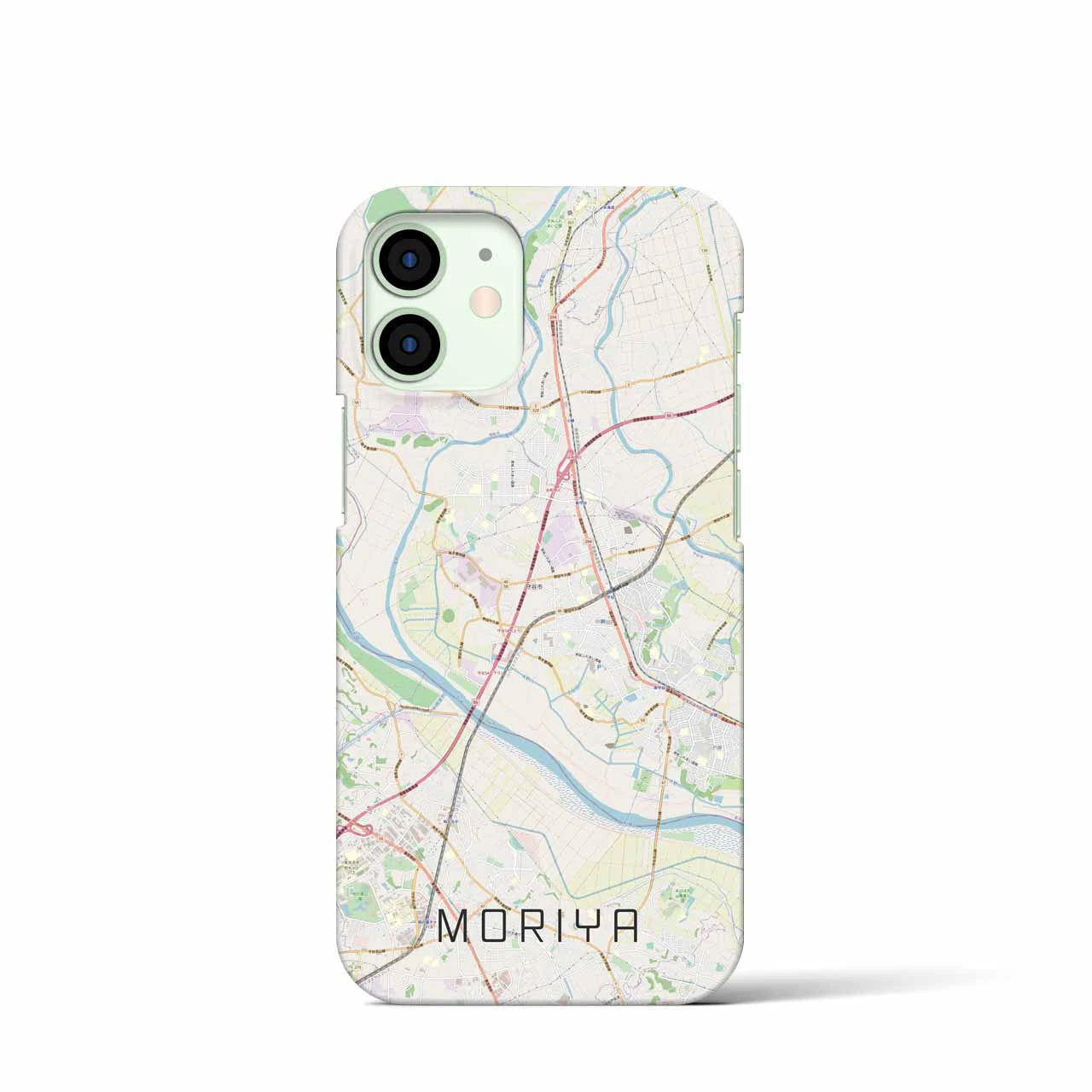 【守谷(茨城県)】地図柄iPhoneケース(バックカバータイプ)