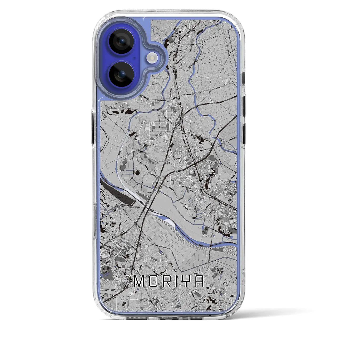 【守谷(茨城県)】地図柄iPhoneケース(MagSafeタイプ)