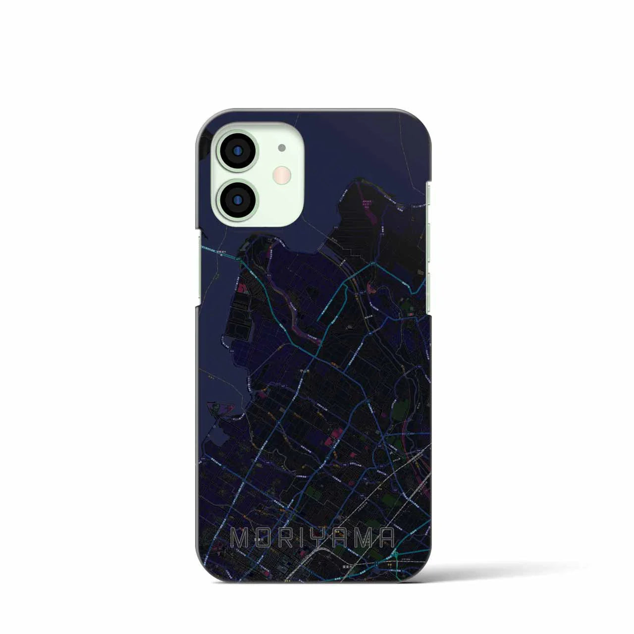 【守山(滋賀県)】地図柄iPhoneケース(バックカバータイプ)