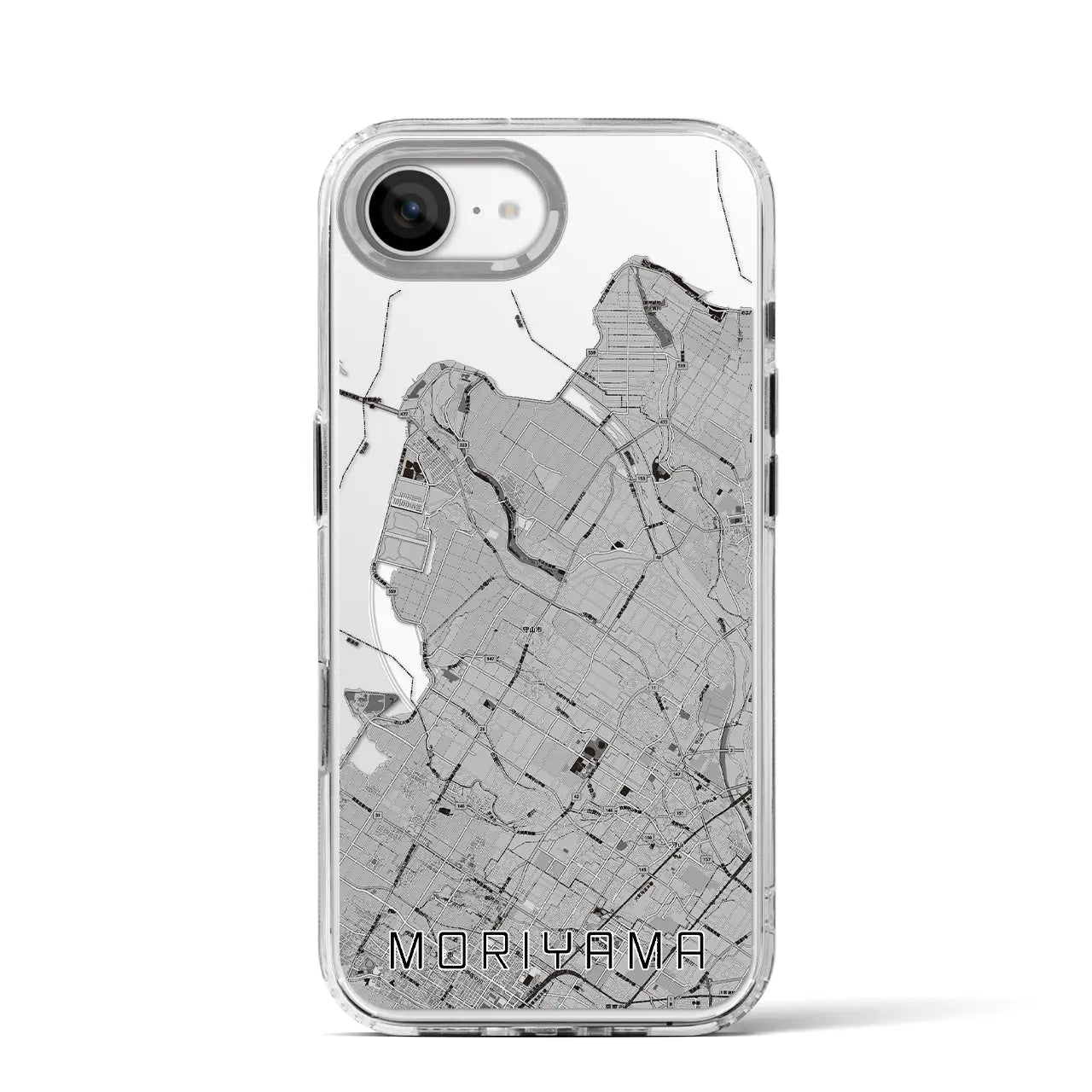 【守山(滋賀県)】地図柄iPhoneケース(MagSafeタイプ)