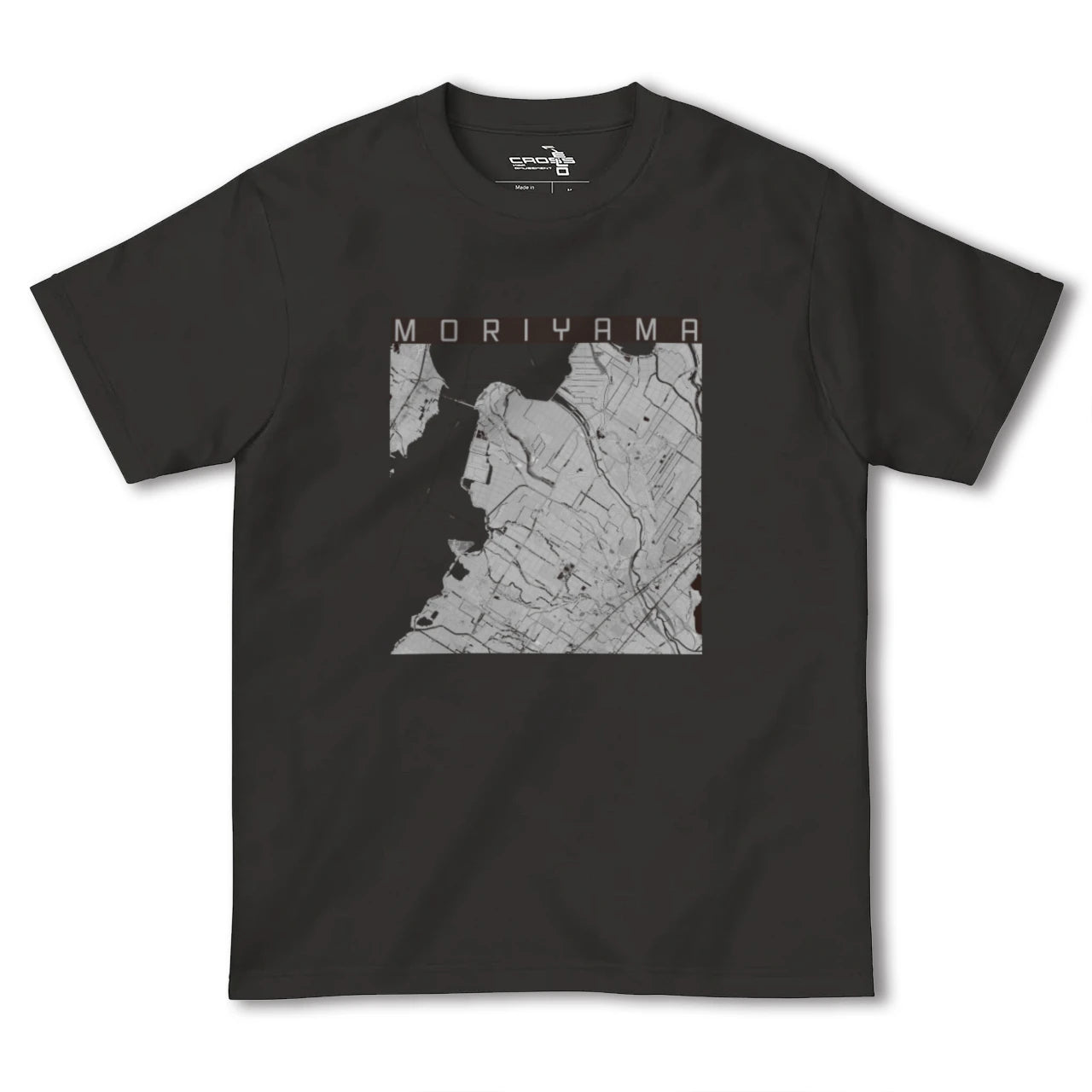 【守山(滋賀県)】地図柄ヘビーウェイトTシャツ