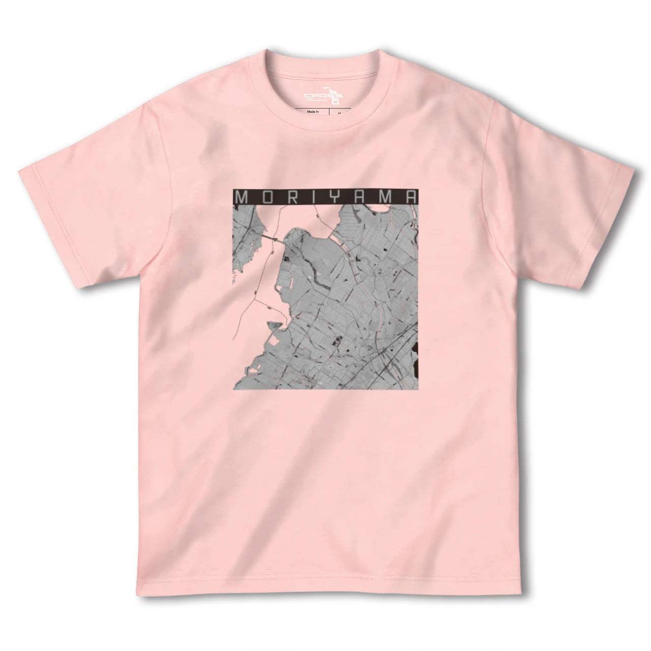 【守山(滋賀県)】地図柄ヘビーウェイトTシャツ
