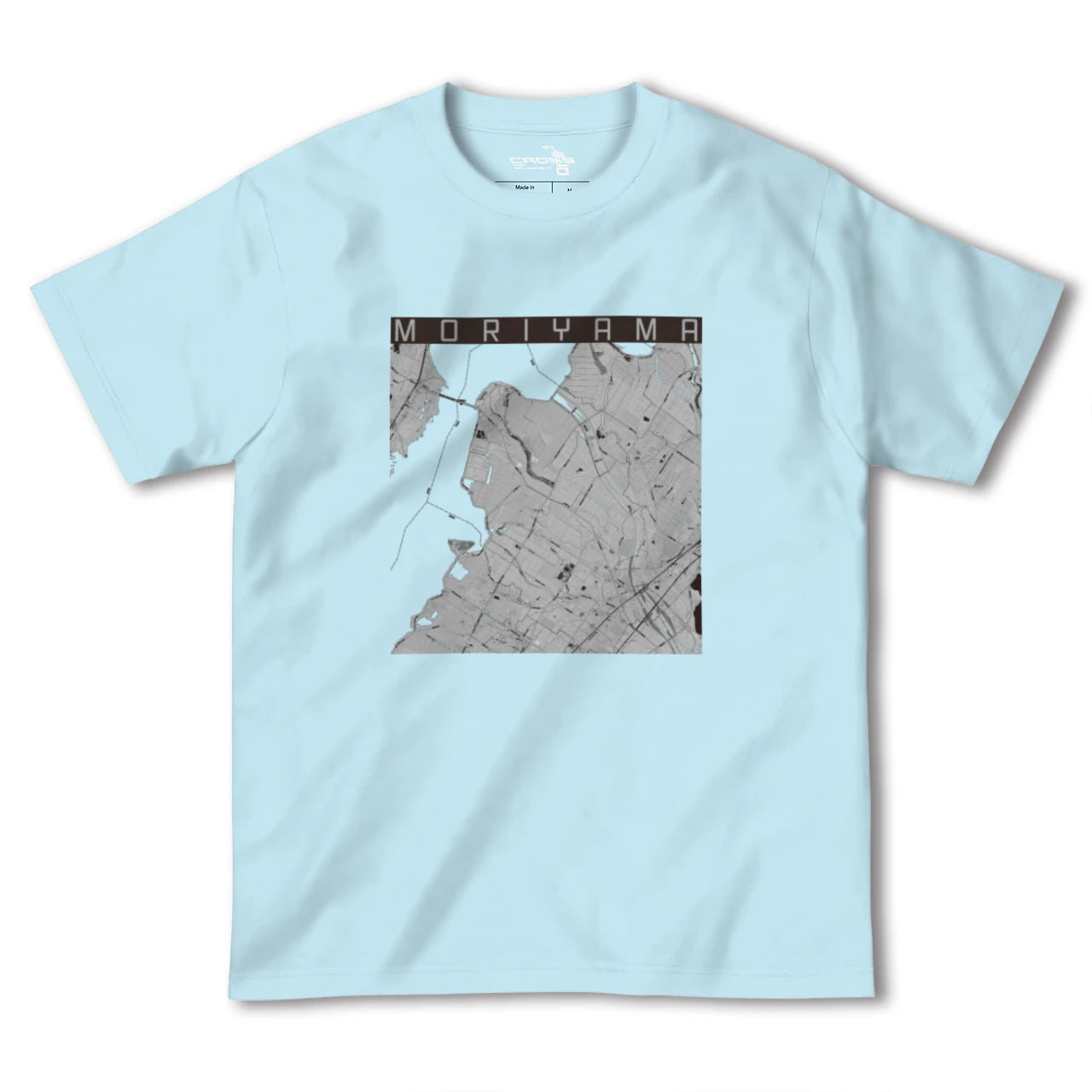 【守山(滋賀県)】地図柄ヘビーウェイトTシャツ